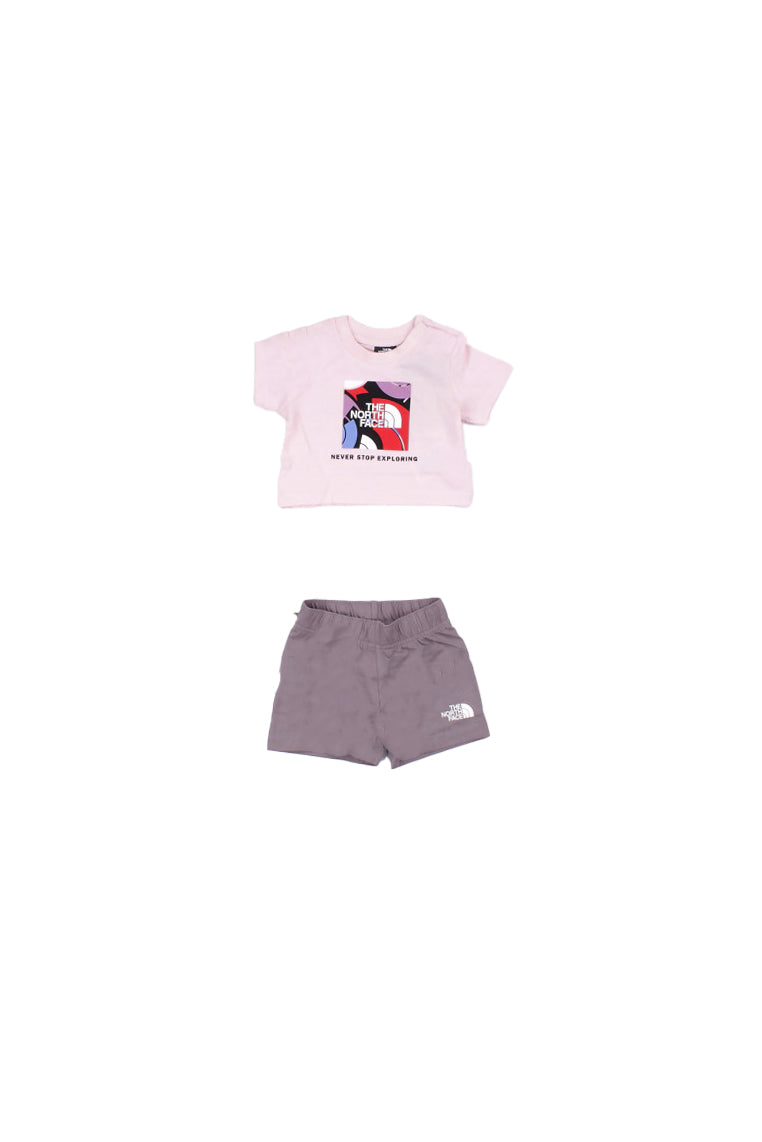 THE NORTH FACE Bambino Completo NF0A8G1D MC11 Baby box nse play reg short se Cipria