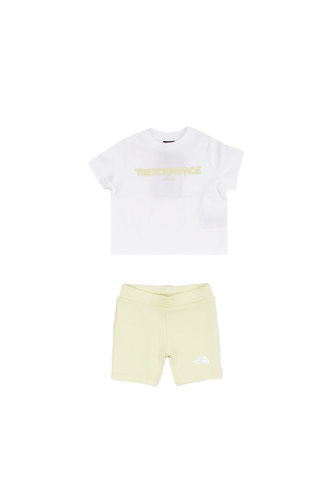 THE NORTH FACE Bambino Completo NF0A8G1K N8B1 Kid bubble logo reg legging se Bianco giallo