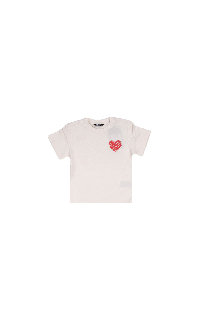 THE NORTH FACE Bambino T-shirt NF0A8G1Q QLI1 G brand proud relaxed ss tee Panna