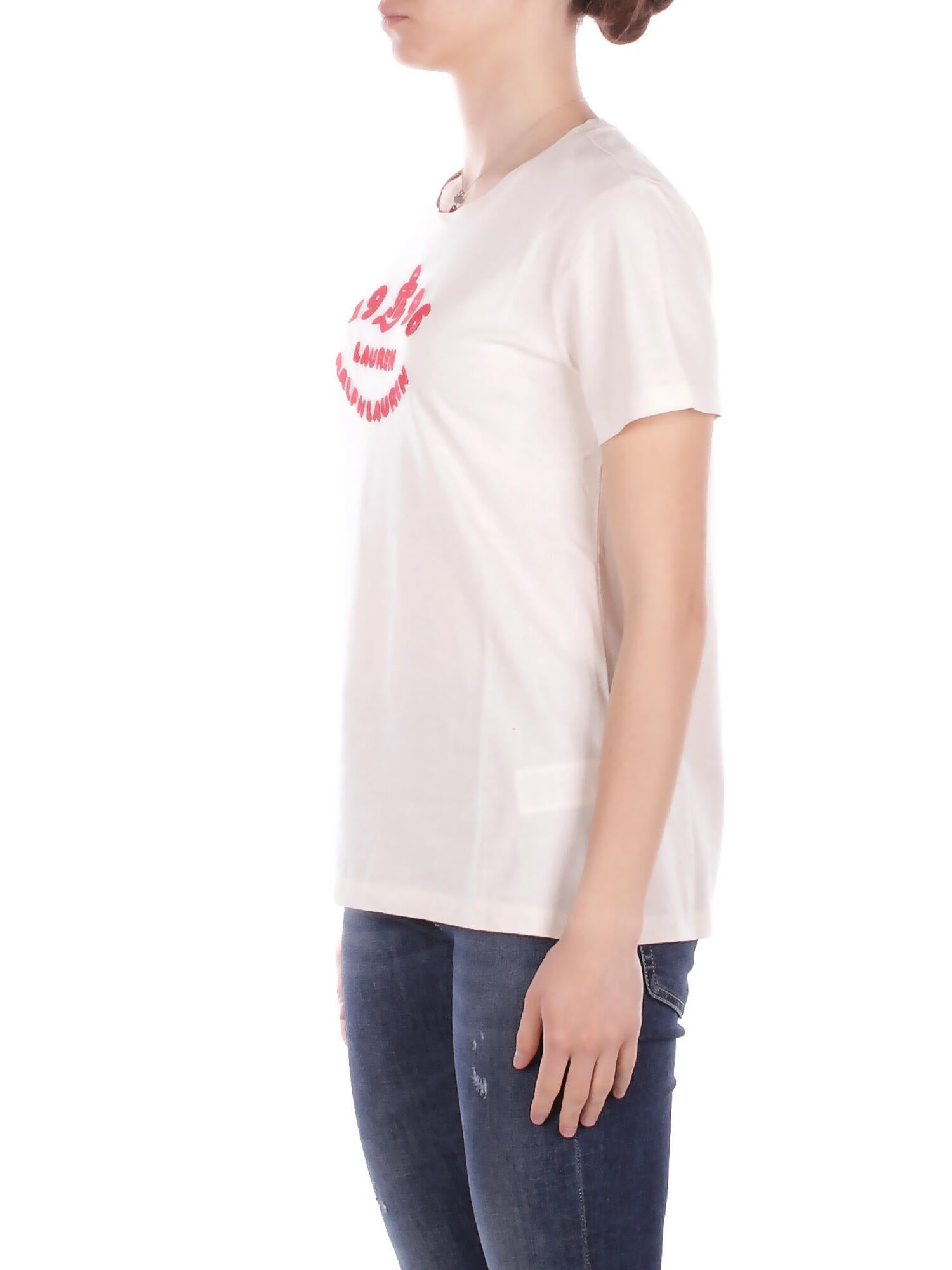 RALPH LAUREN Donna T-shirt 200B21053 002 Knit t-shirt Crema