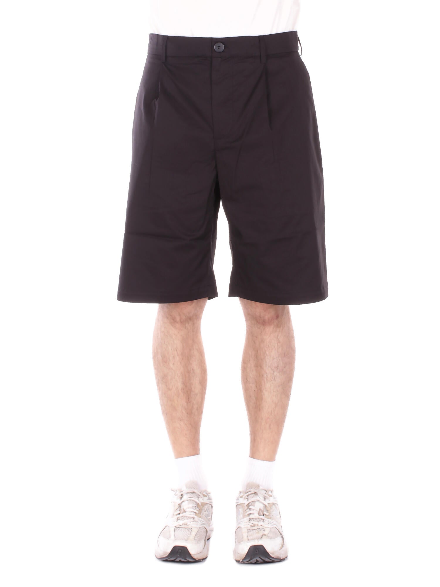 ALPHA STUDIO Uomo Bermuda AU5414Q 1002 Bermuda lungo Nero