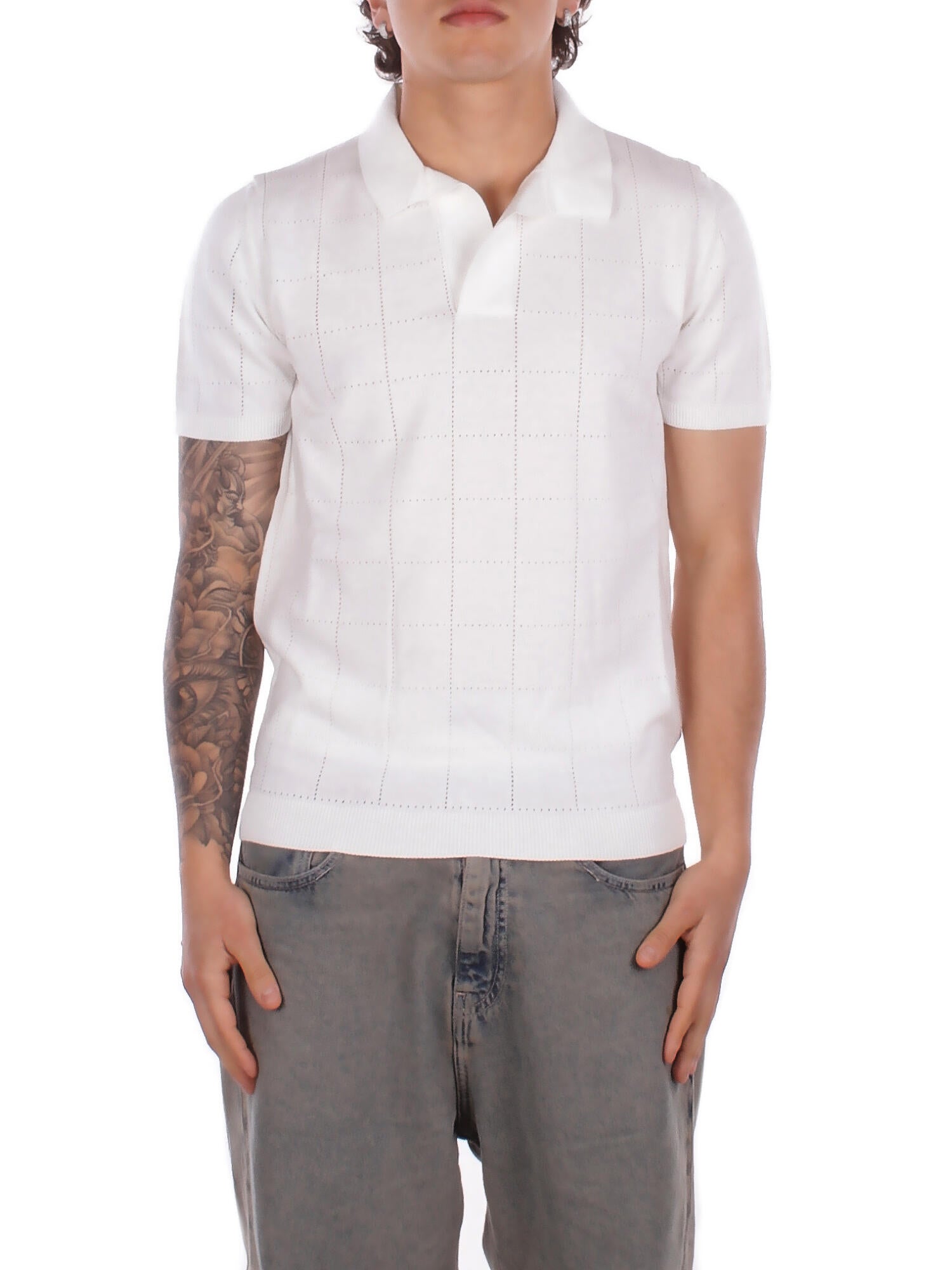 ALPHA STUDIO Uomo Polo AU5141B 1003 Polo v m\m Latte