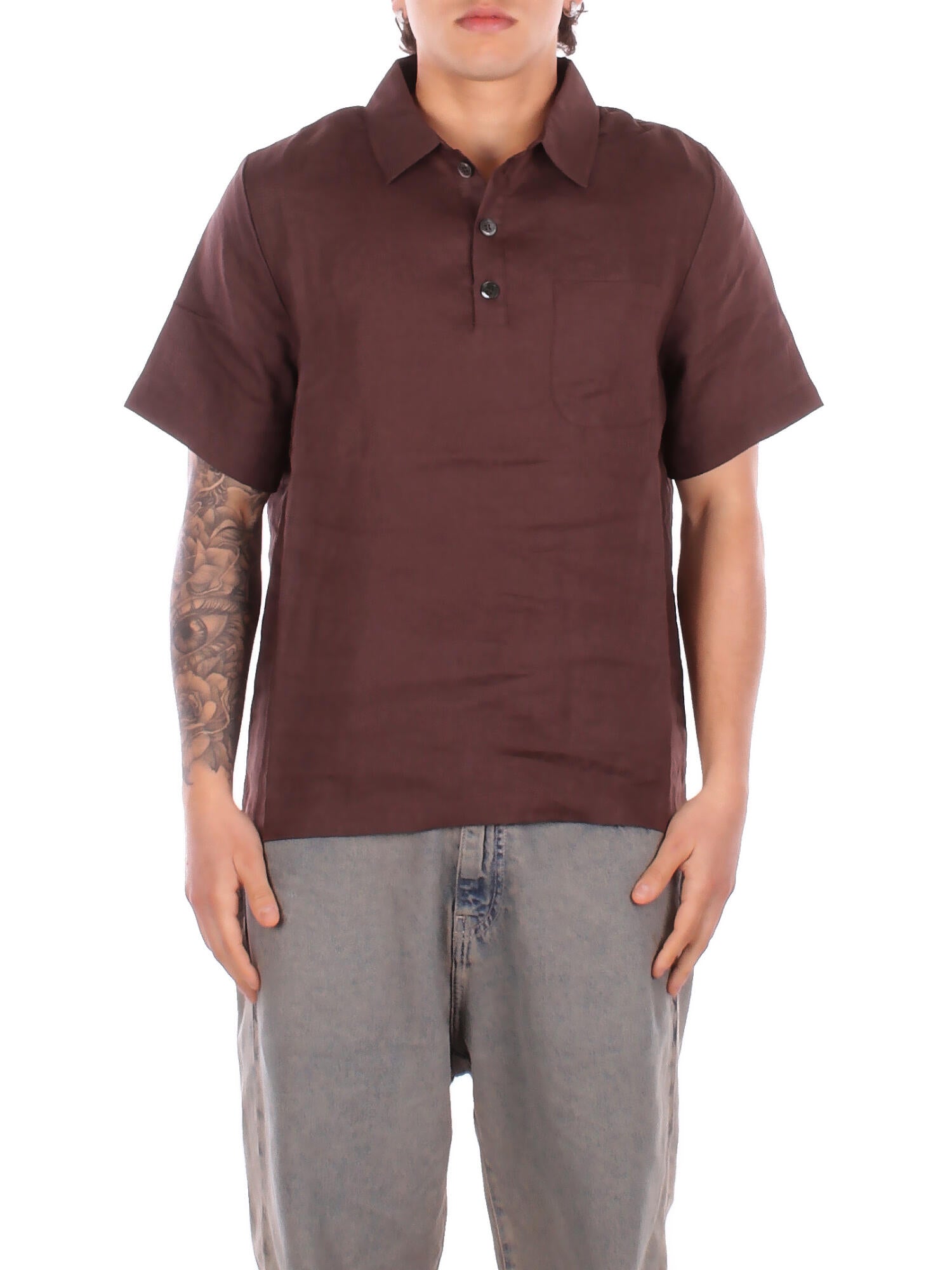 ALPHA STUDIO Uomo Polo AU5374B 1009 Polo m\m Cioccolato
