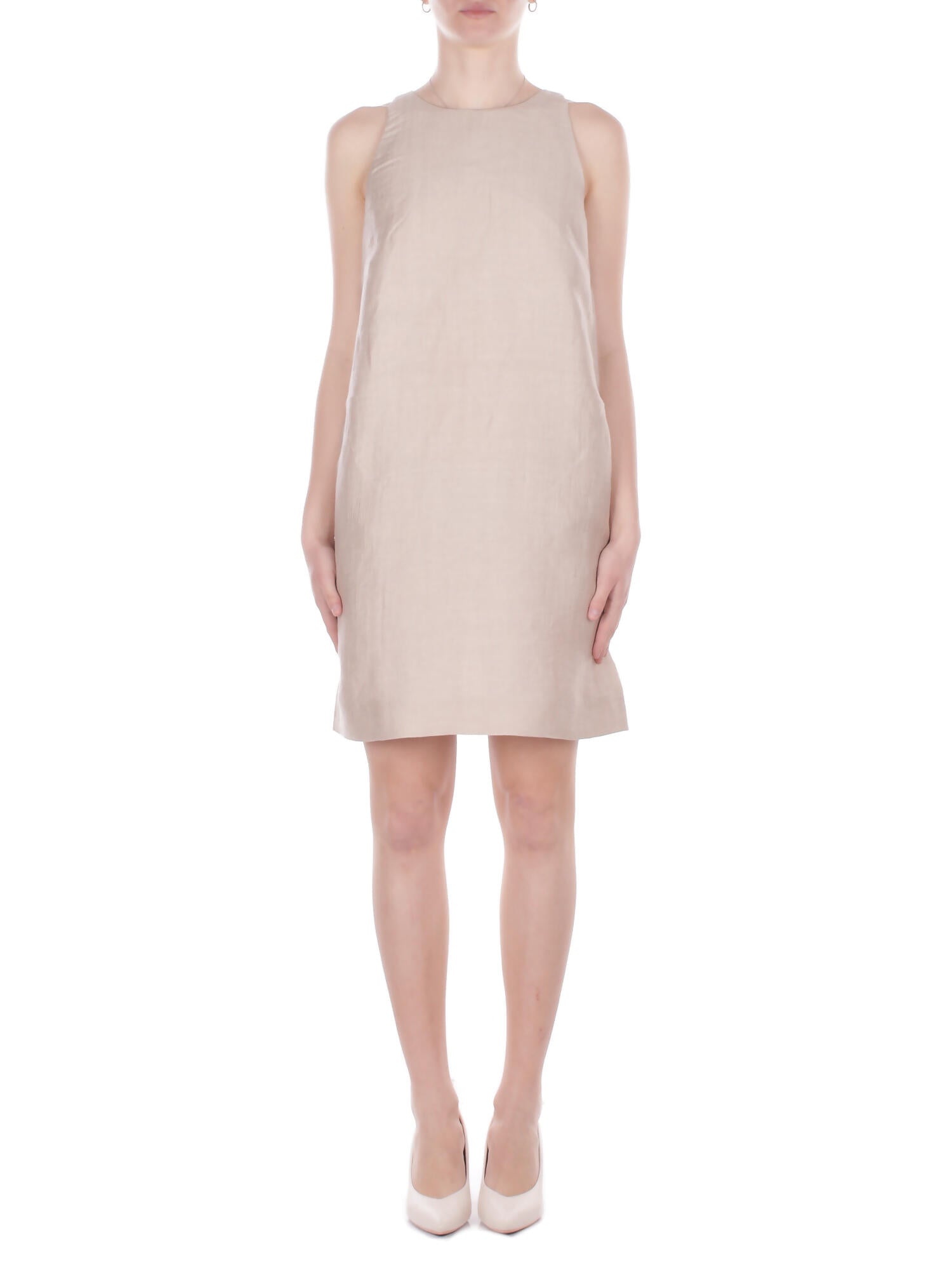 ALPHA STUDIO Donna Abito AD66100 2016 Abito girocollo corto s\man Corda