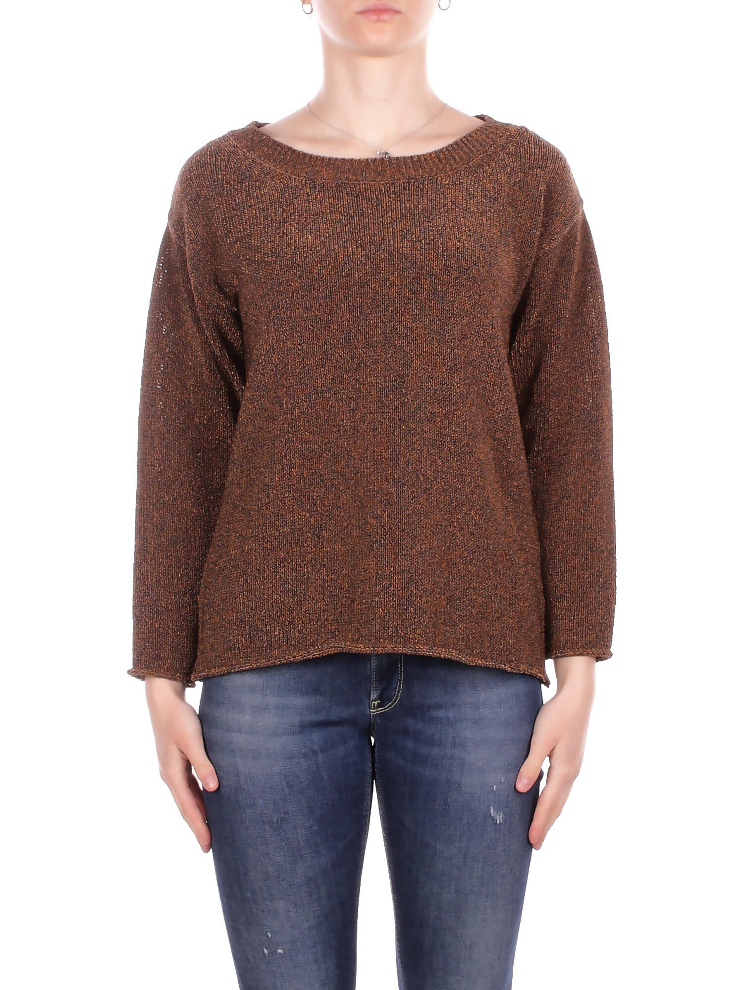 ALPHA STUDIO Donna Maglia AD6312C 2009 Scollo barca m/l Cioccolato