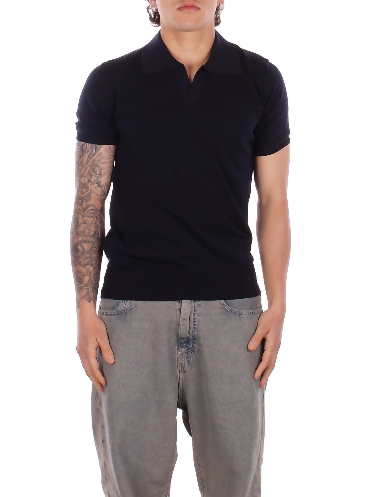 ALPHA STUDIO Uomo Polo AU5041B 1001 Polo v m\m Blu notte