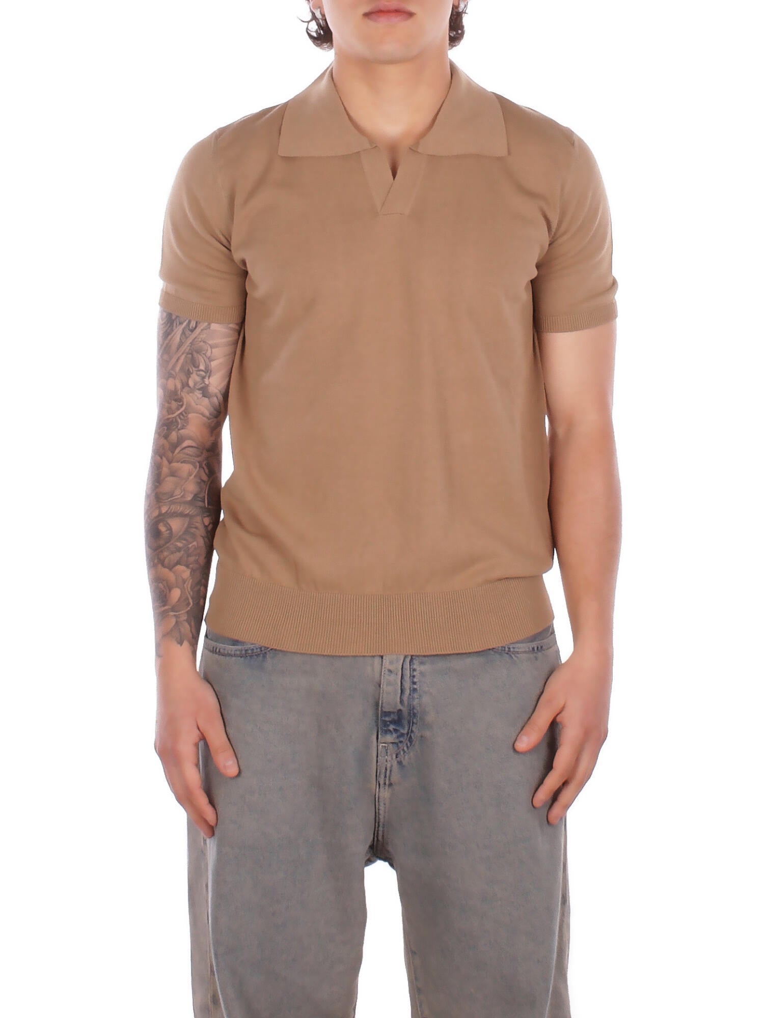 ALPHA STUDIO Uomo Polo AU5041B 1014 Polo v m\m Safari