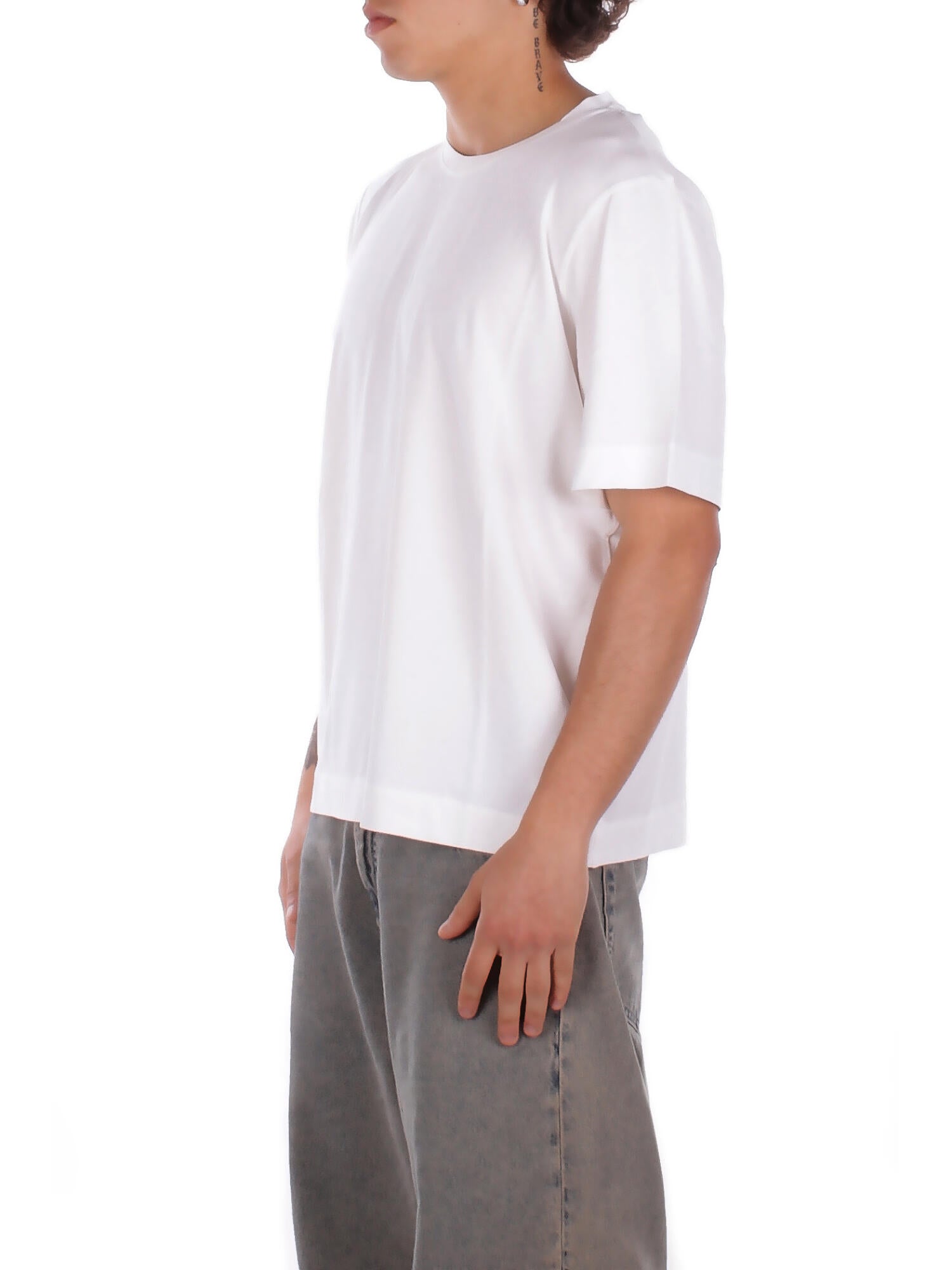 ALPHA STUDIO Uomo T-shirt AU5331C 1000 T-shirt relaxed fit Bianco
