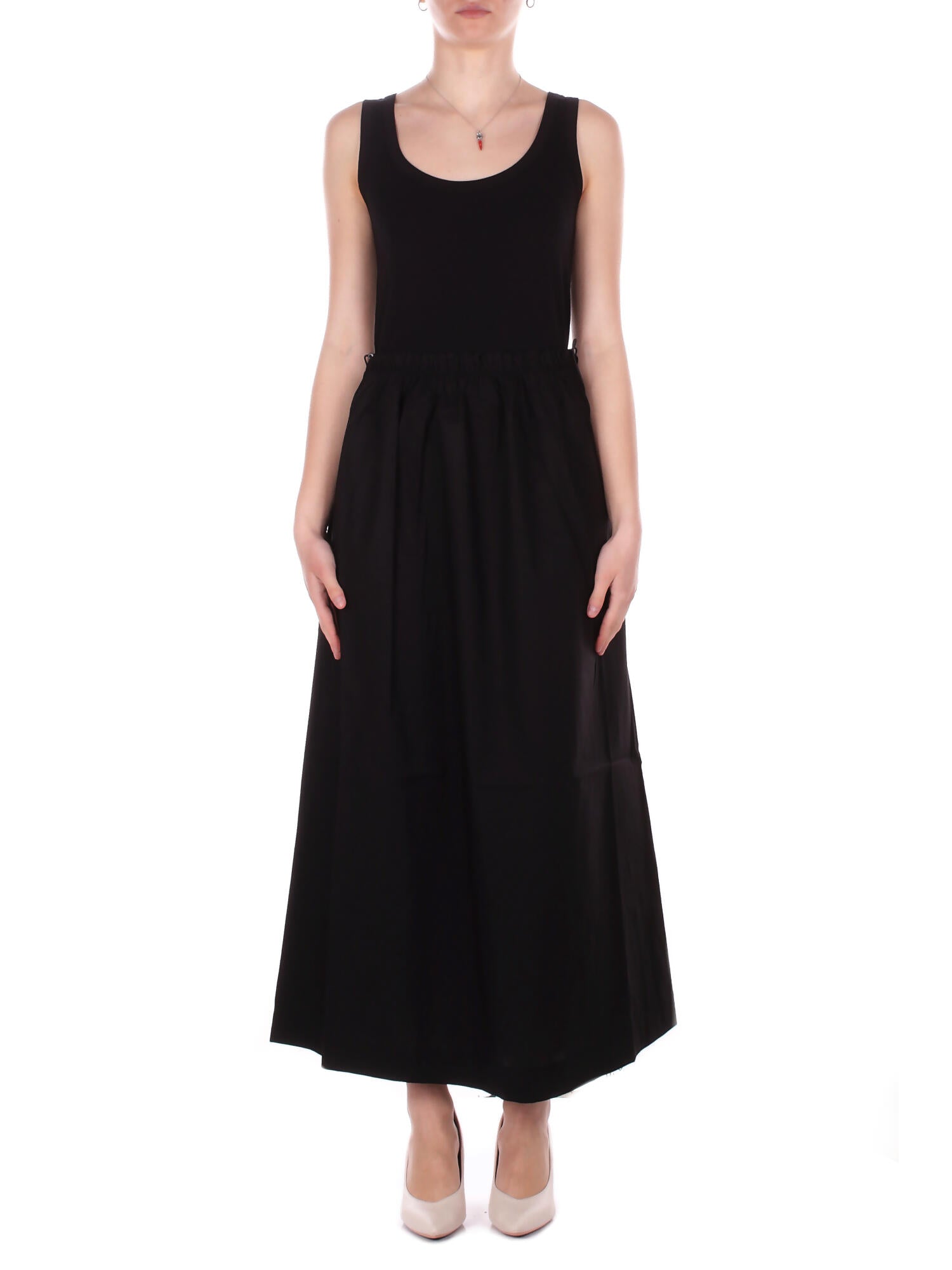 ALPHA STUDIO Donna Abito AD6434O 2002 Abito girocollo s\maniche Nero