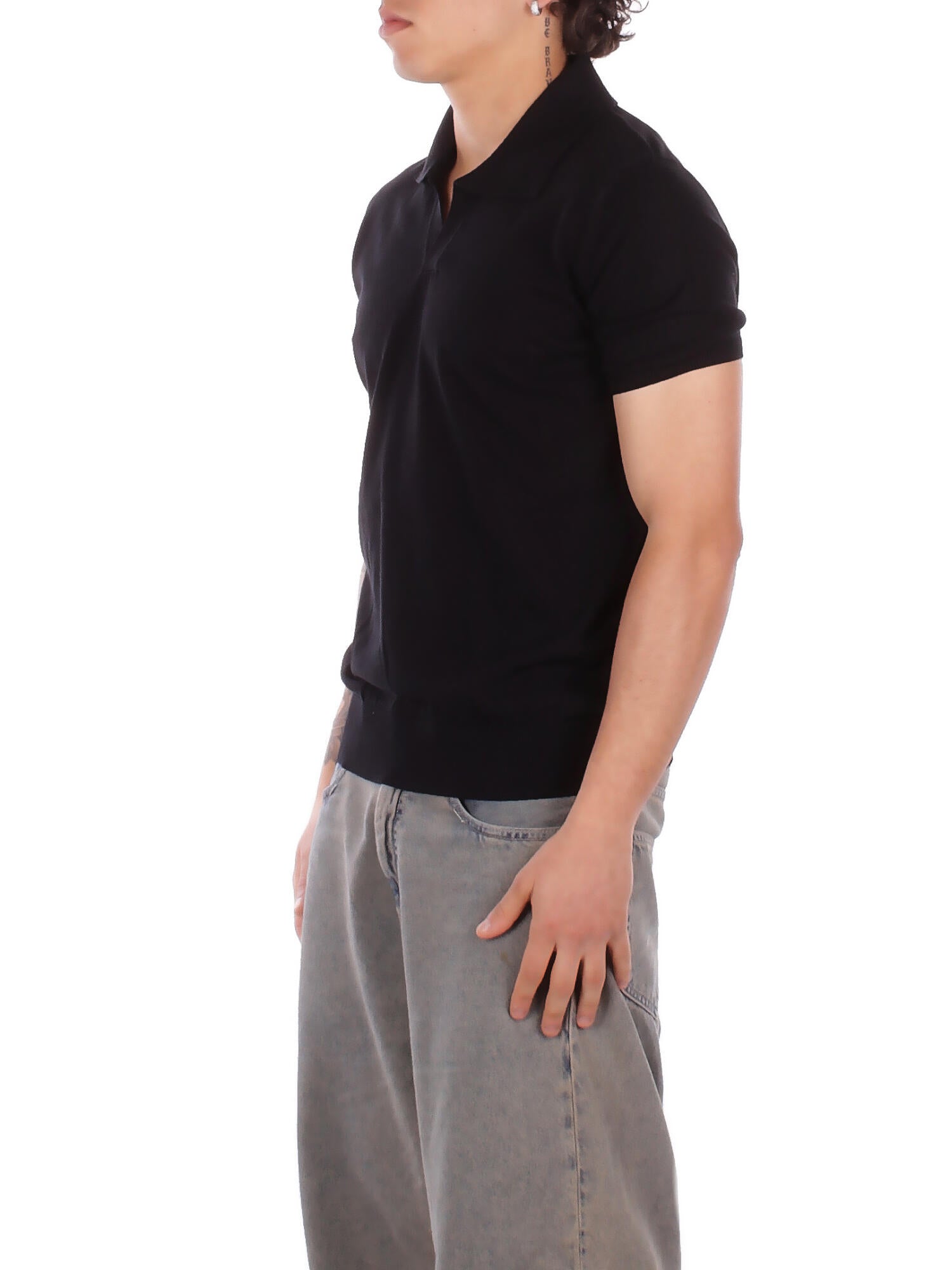 ALPHA STUDIO Uomo Polo AU5041B 1002 Polo v m\m Nero