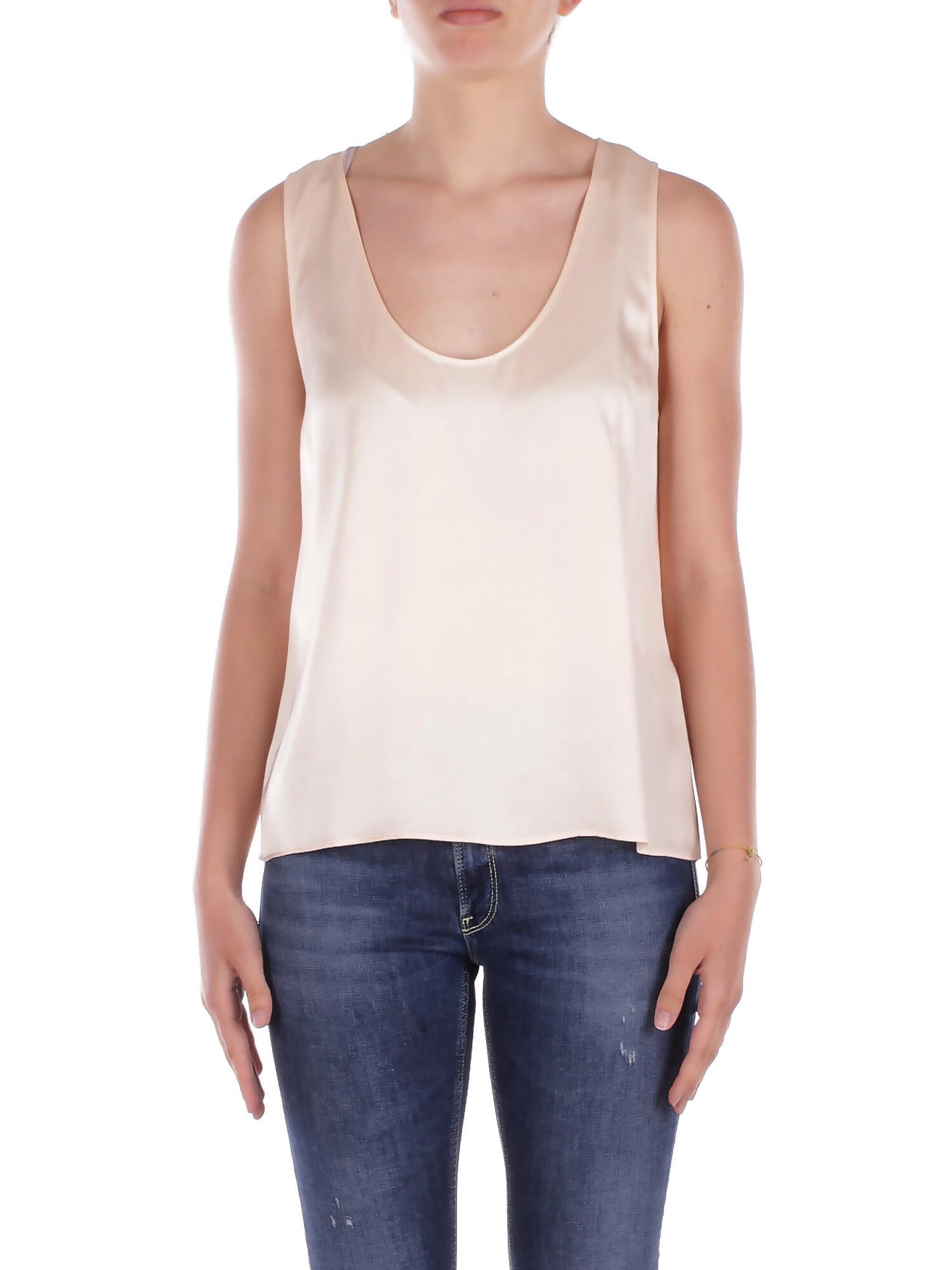 LIU JO Donna Canotta CA5244T2571 X0659 Top canotta Champagne