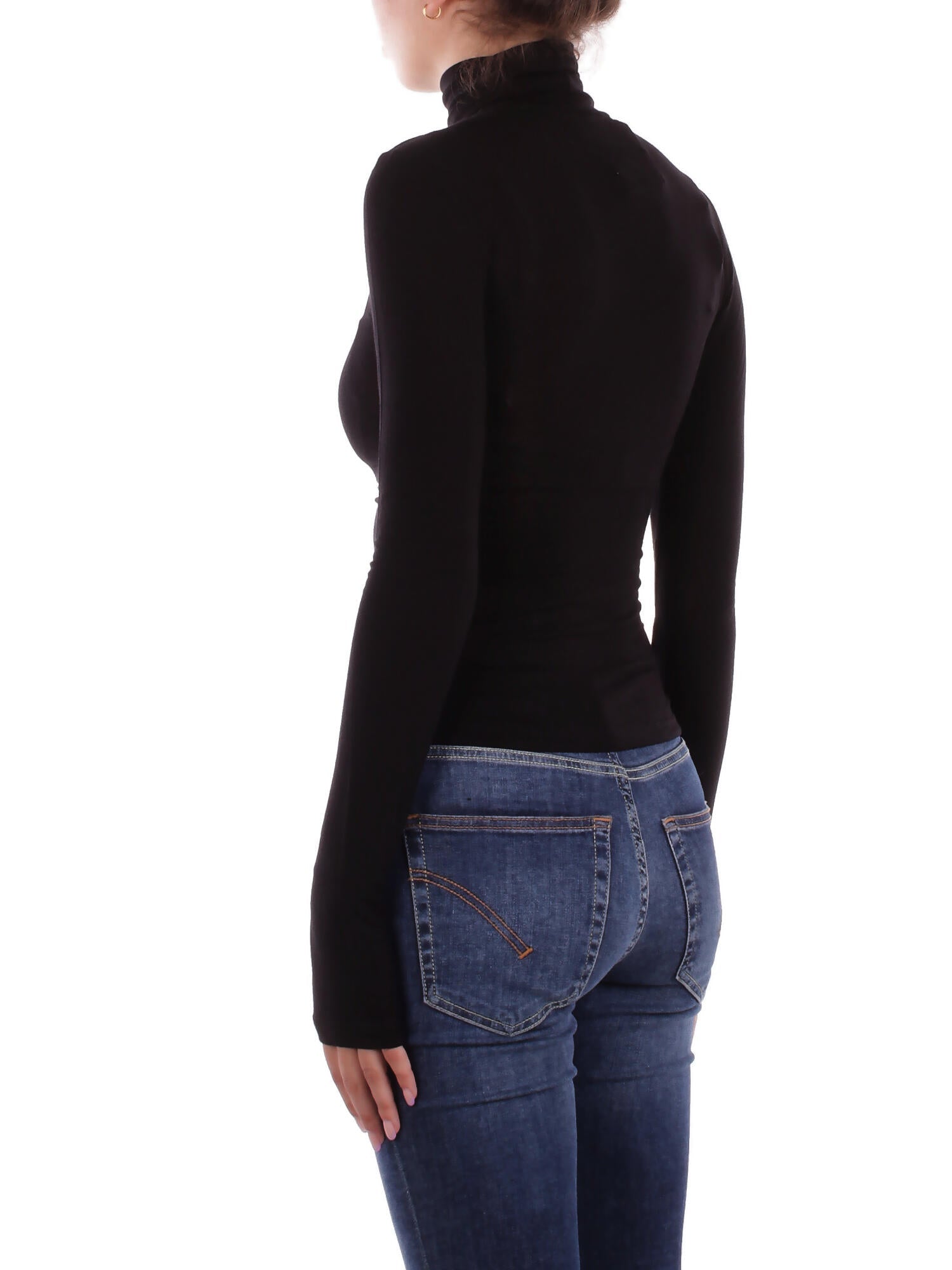 KOSTUMN1Â° Donna Maglia KI2505 NERO Lupetto manica lunga Nero