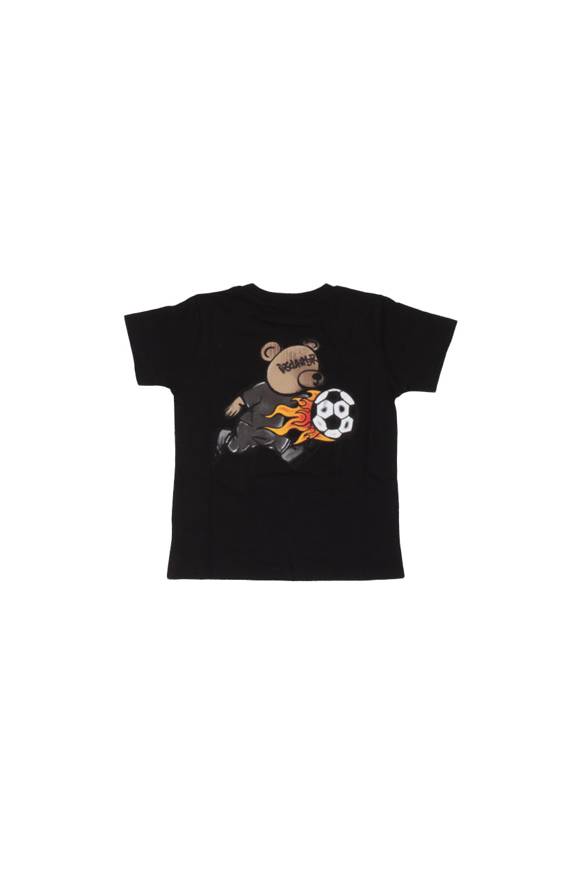 DISCLAIMER Bambino T-shirt 25IDK58674 NERO Maglia bimbo in jersey Nero