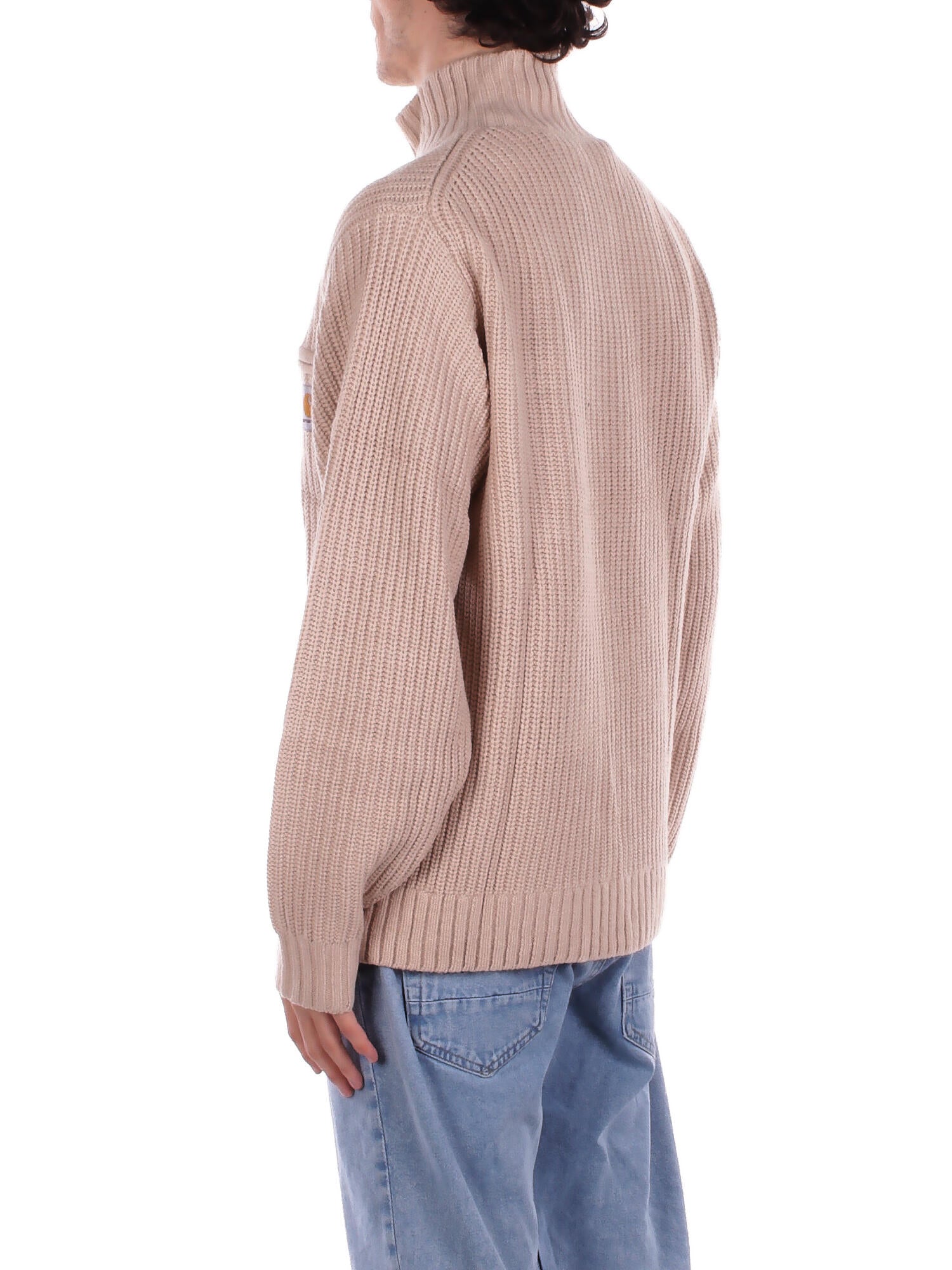CARHARTT WIP Uomo Maglia I035398 2LP Detroit half zip sweater Fleur de sel