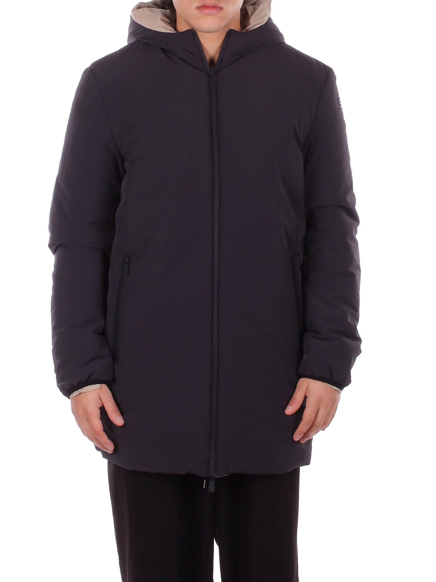 SUNS Uomo Giubbotto GBS63022U BLK Jacket - lewys Black beige