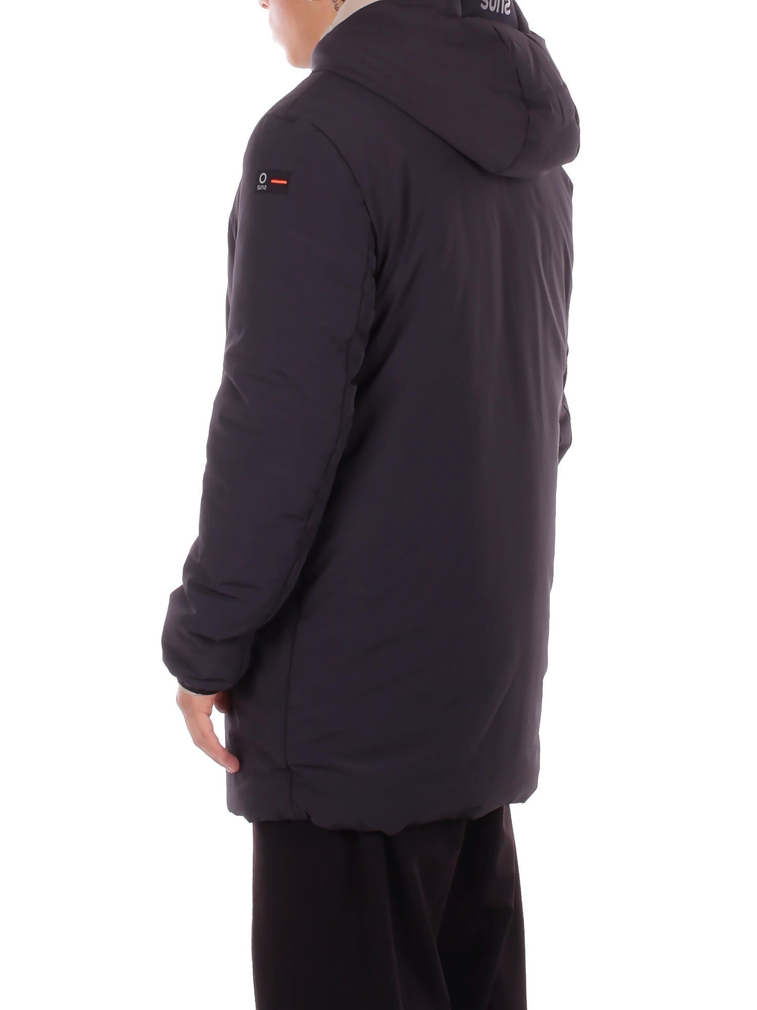 SUNS Uomo Giubbotto GBS63022U BLK Jacket - lewys Black beige