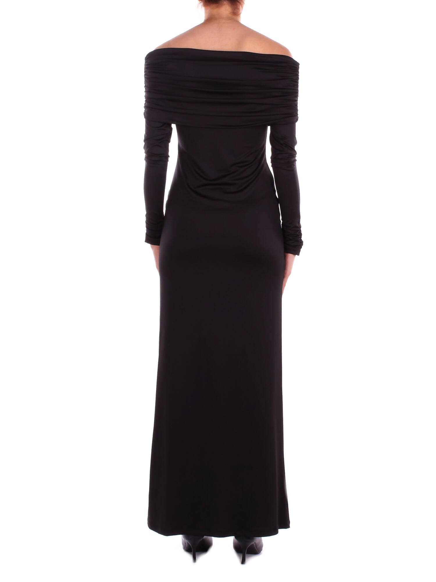 KOSTUMN1Â° Donna Abito KI2527 NERO Abito spalle scoperte Nero