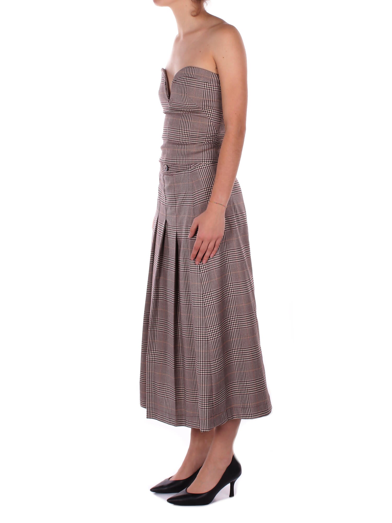 SOLOTRE Donna Top M1F0066 CAFFELATTE Twill Caffe