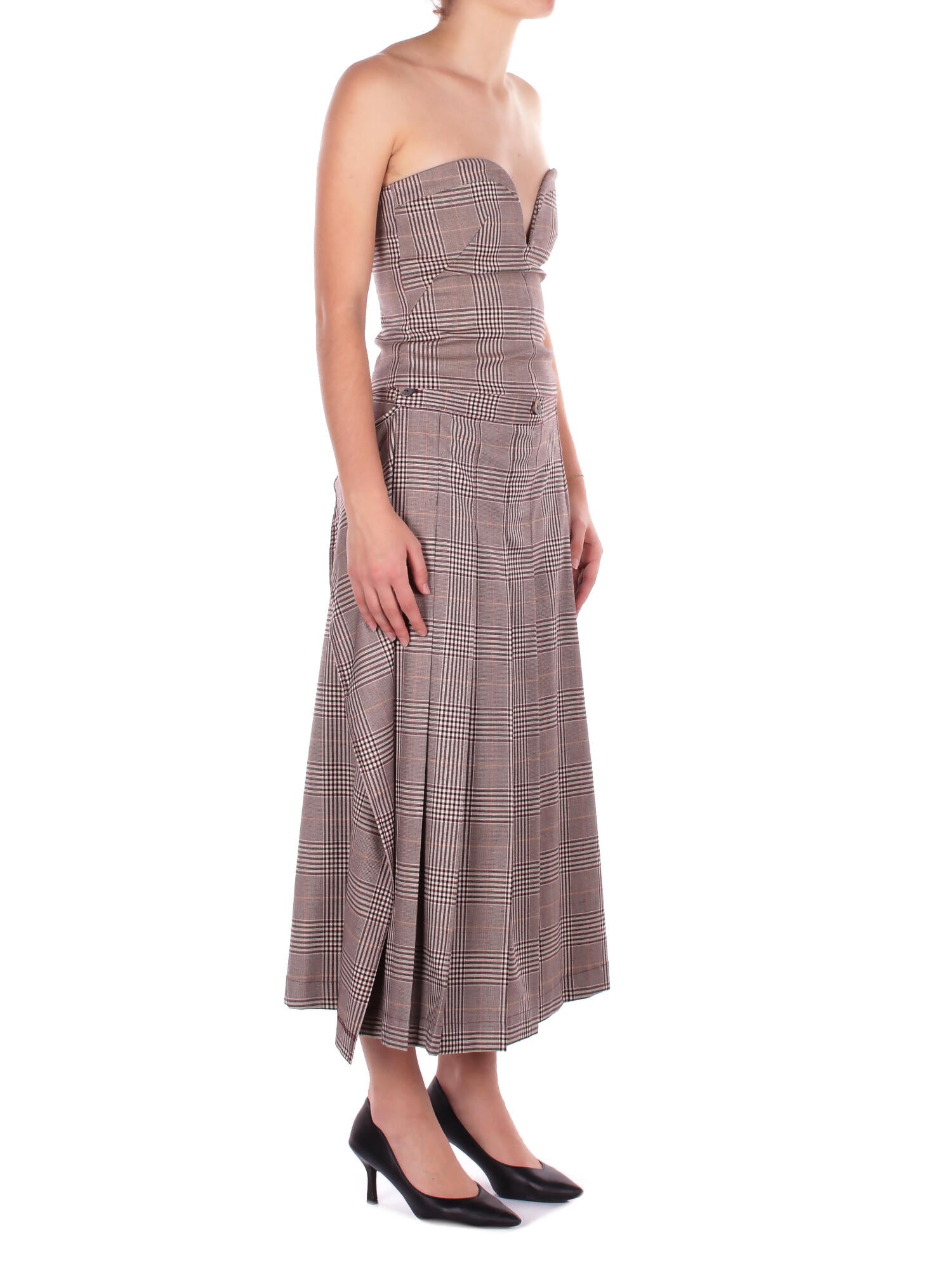 SOLOTRE Donna Top M1F0066 CAFFELATTE Twill Caffe