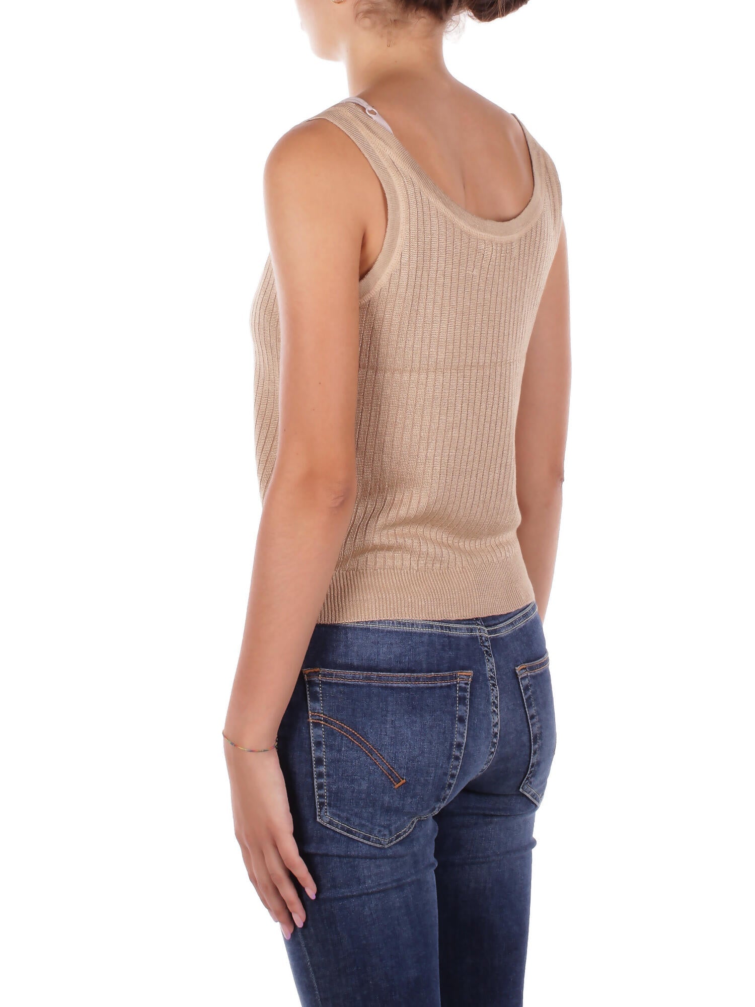 RALPH LAUREN Donna Maglia 200971352 001 Montiva-lansbray-sleeveless-pu Tan