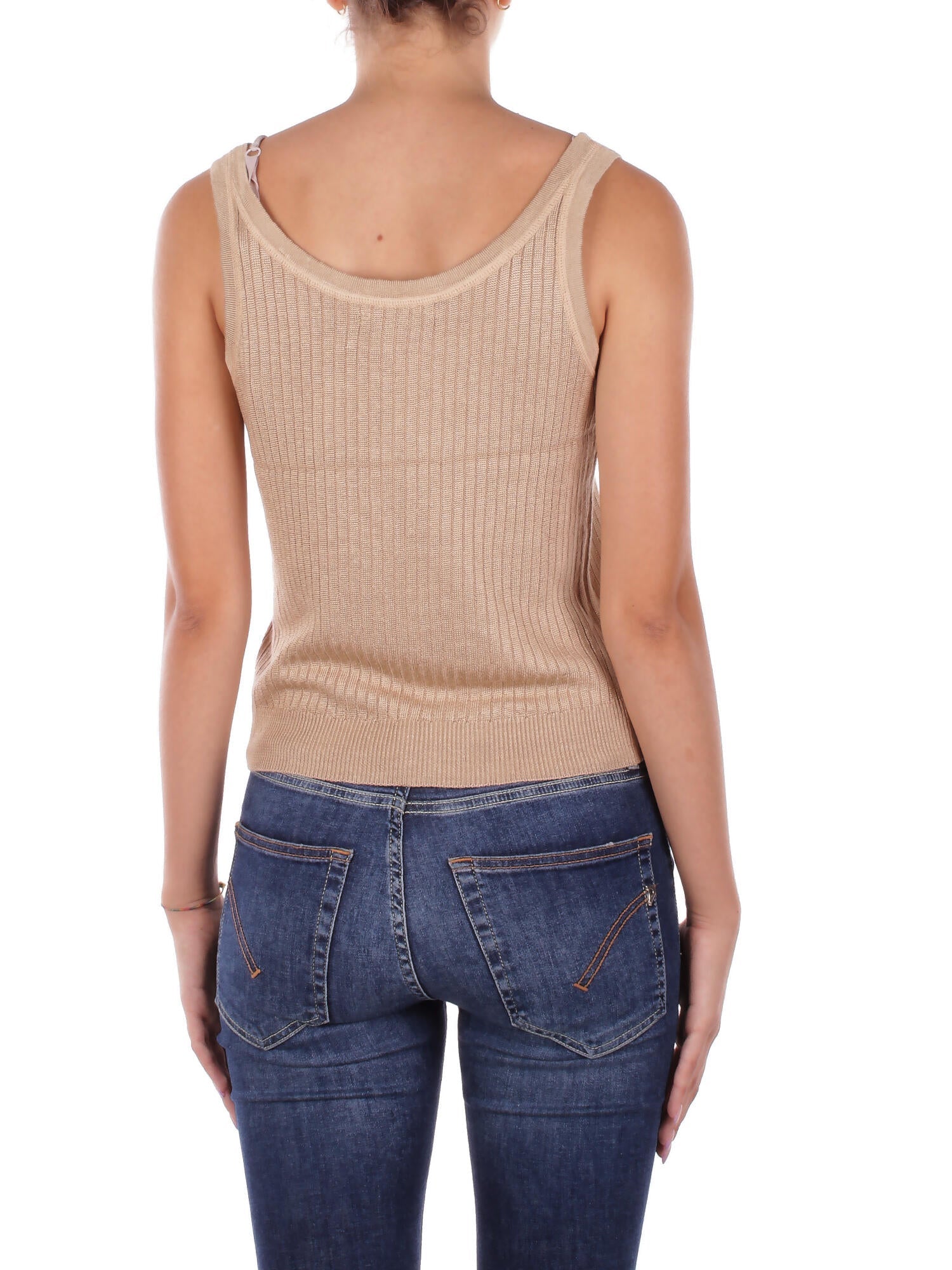 RALPH LAUREN Donna Maglia 200971352 001 Montiva-lansbray-sleeveless-pu Tan