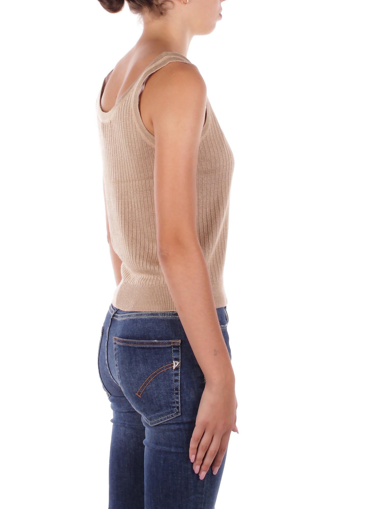 RALPH LAUREN Donna Maglia 200971352 001 Montiva-lansbray-sleeveless-pu Tan