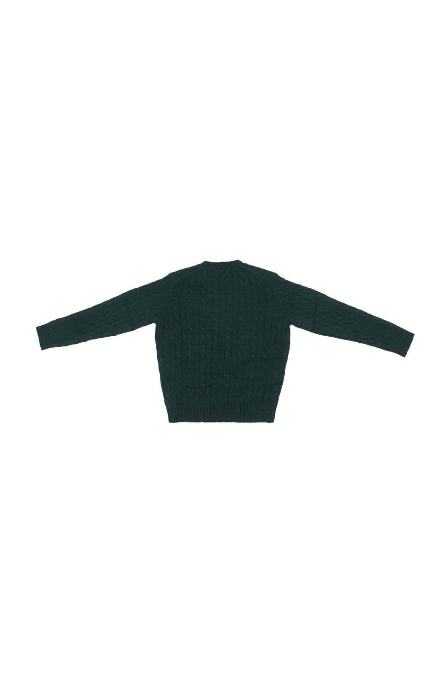 MC2 SAINT BARTH Bambino Maglia NIX0002 00026I 51 Nixon braid wool Green