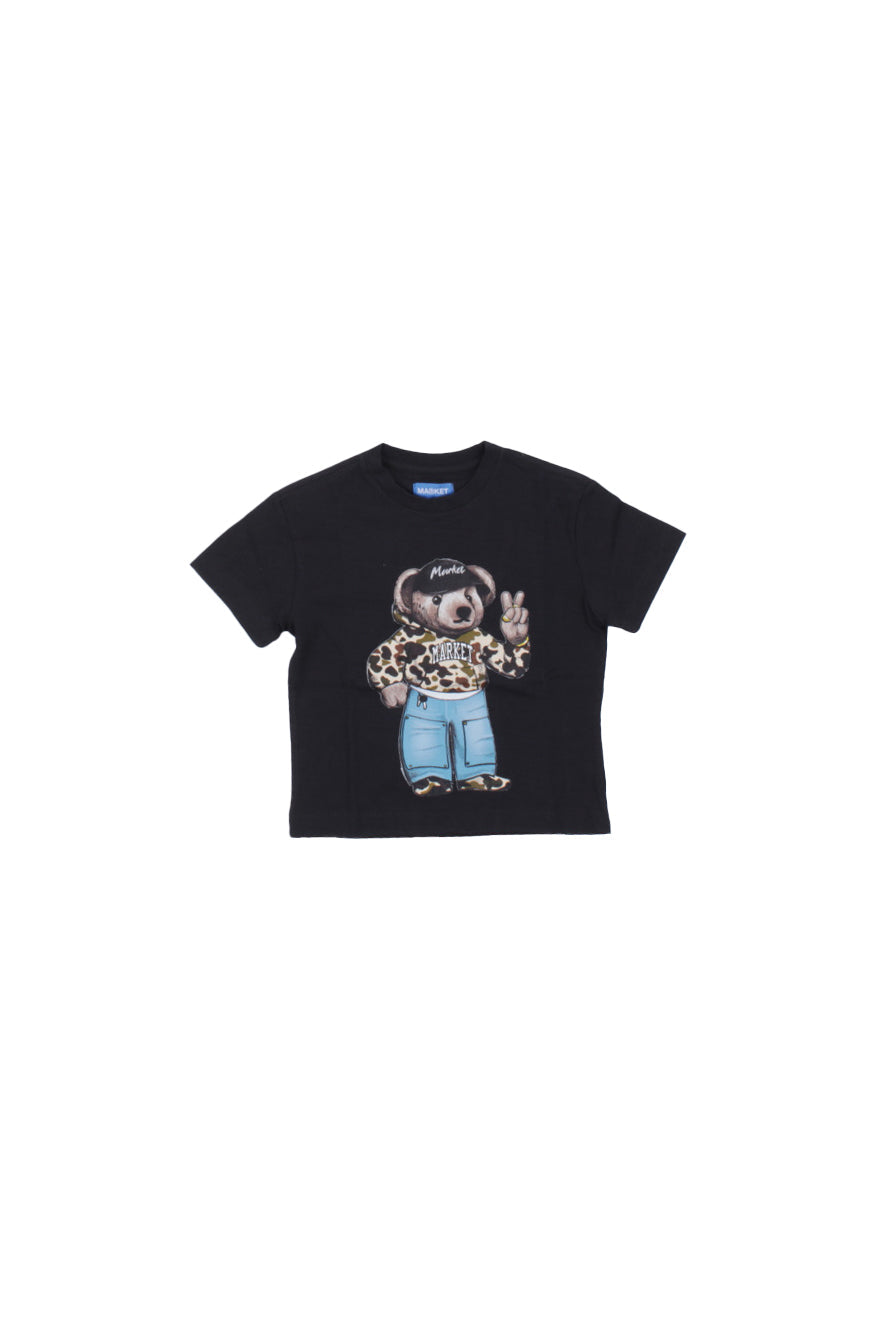 MARKET Bambino T-shirt F5MKJBTH038 950 Jersey t-shirt boy Black