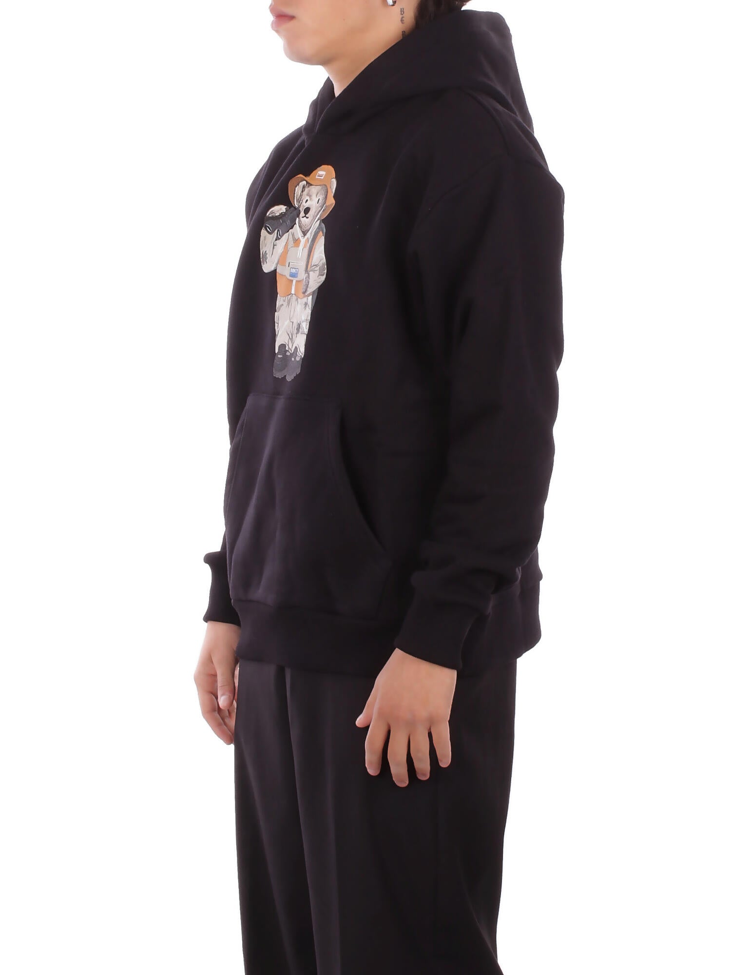 MARKET Uomo Felpa F5MKMAHS051 110 Hoodie man Black