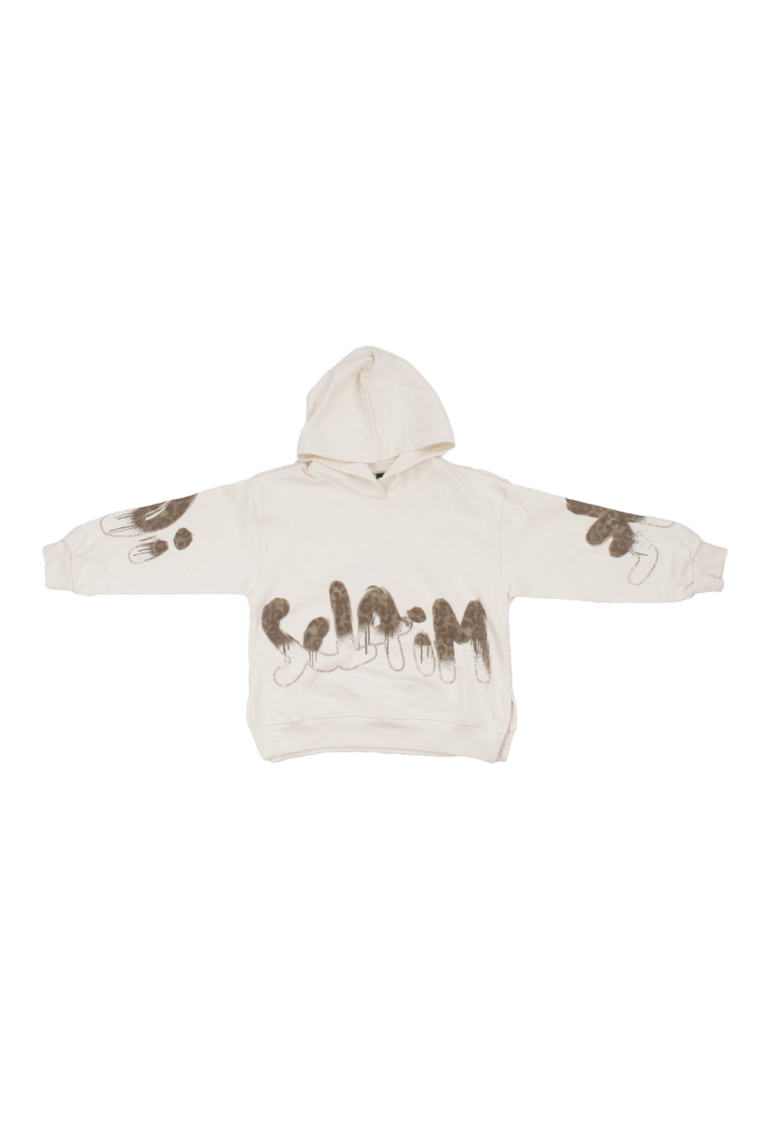 DISCLAIMER Bambino Felpa 25IDK58744 LATTE Maglia bimba in felpa c/cappuc Latte