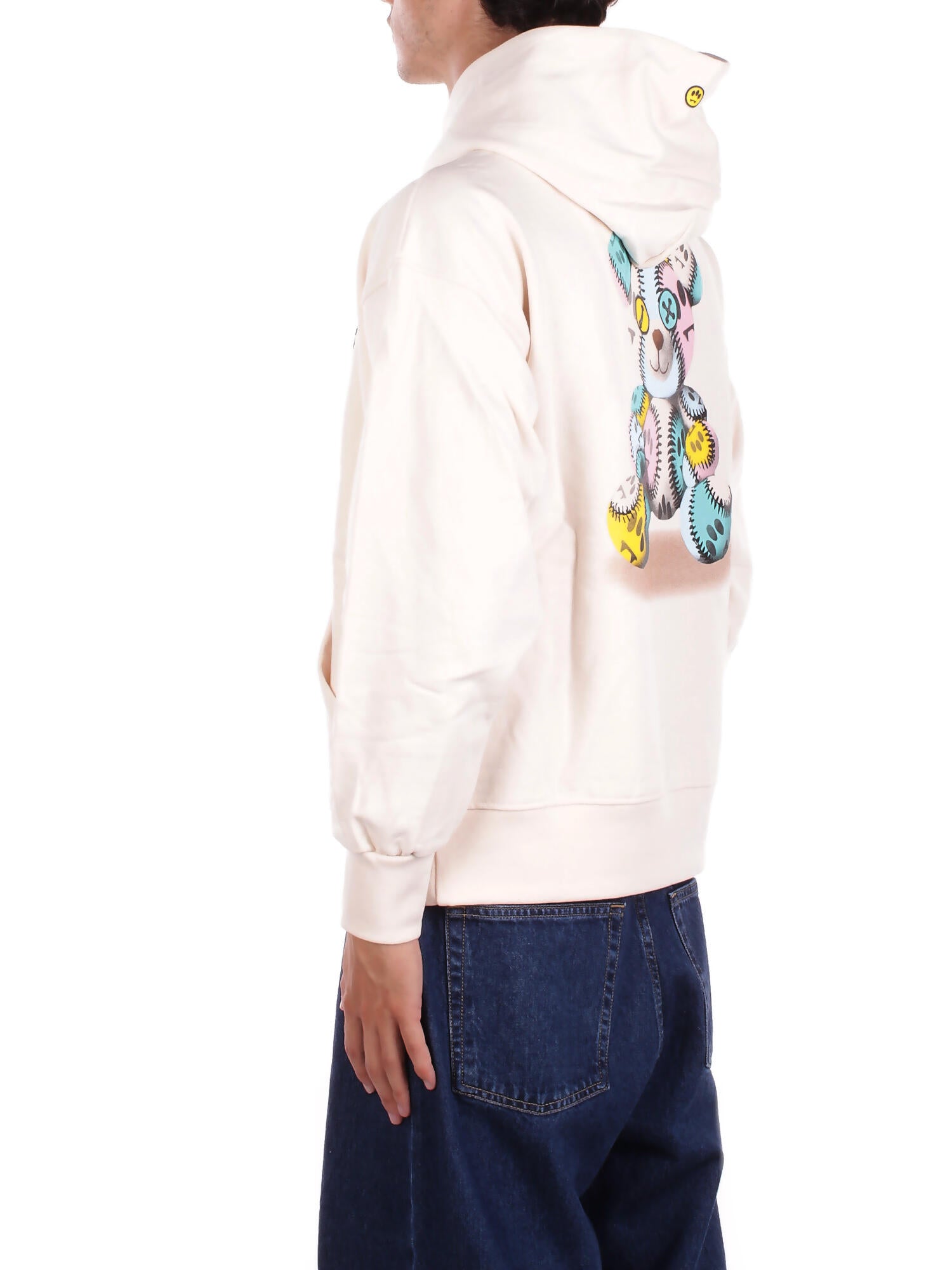 BARROW Unisex Felpa F5BWUAHS051 013 Hoodie unisex Crema