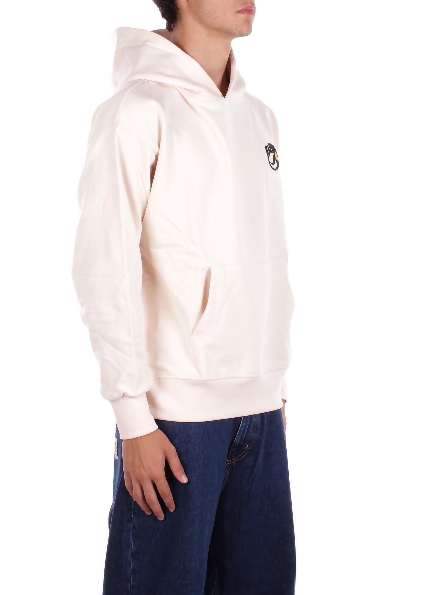 BARROW Unisex Felpa F5BWUAHS051 013 Hoodie unisex Crema