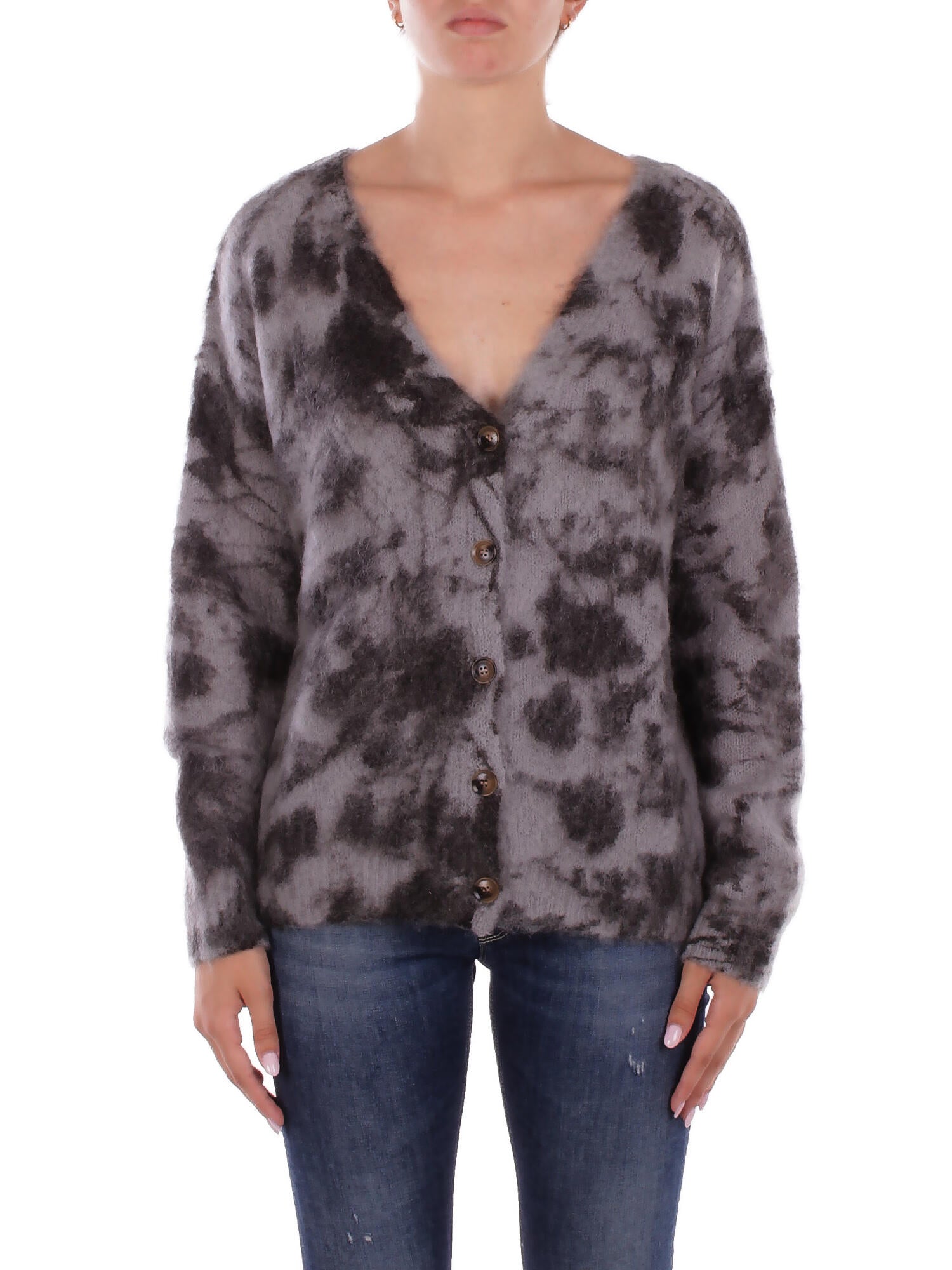 SOLOTRE Donna Maglia M3F0122 FF ALLUMINIO Argento
