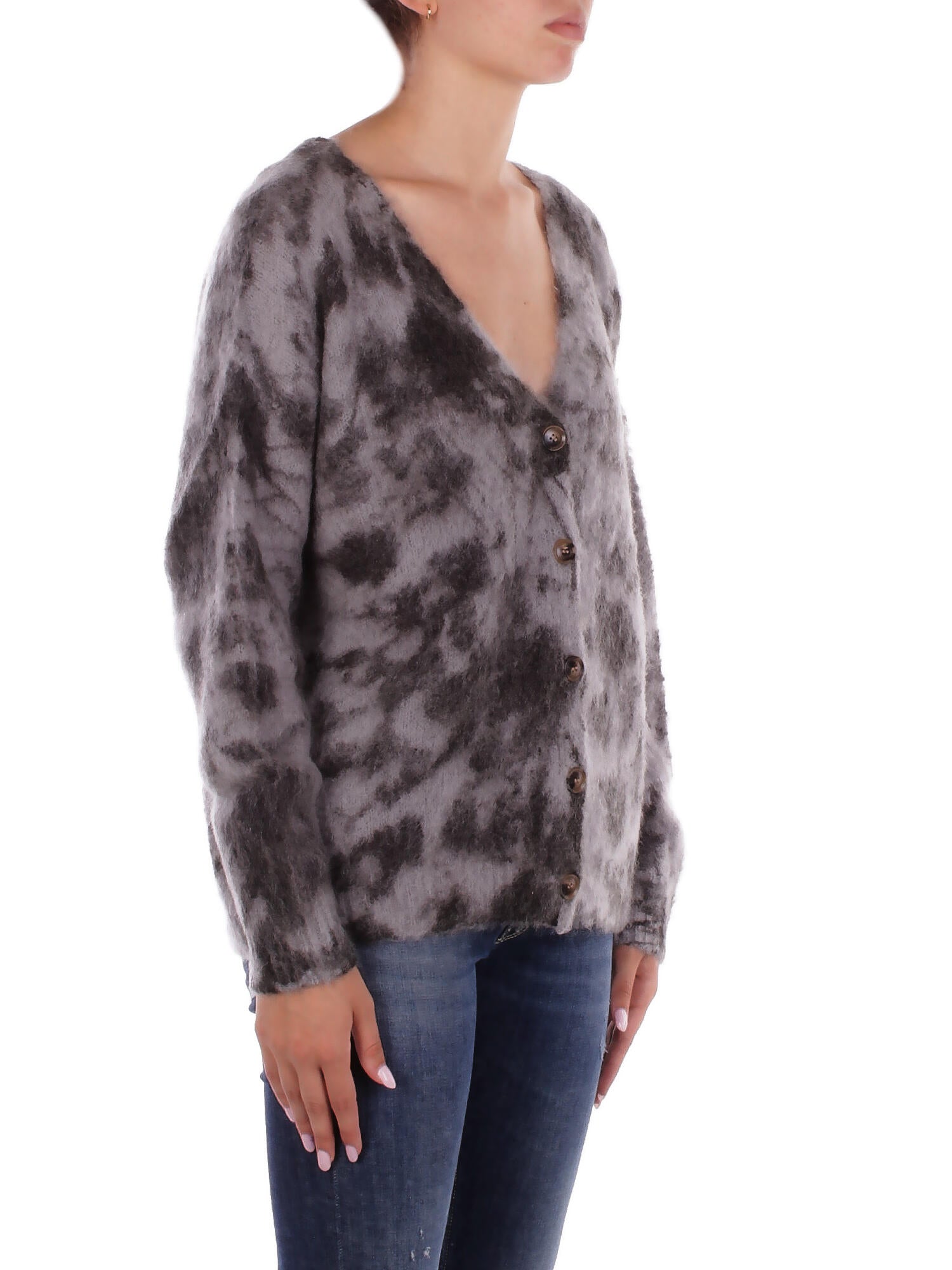 SOLOTRE Donna Maglia M3F0122 FF ALLUMINIO Argento