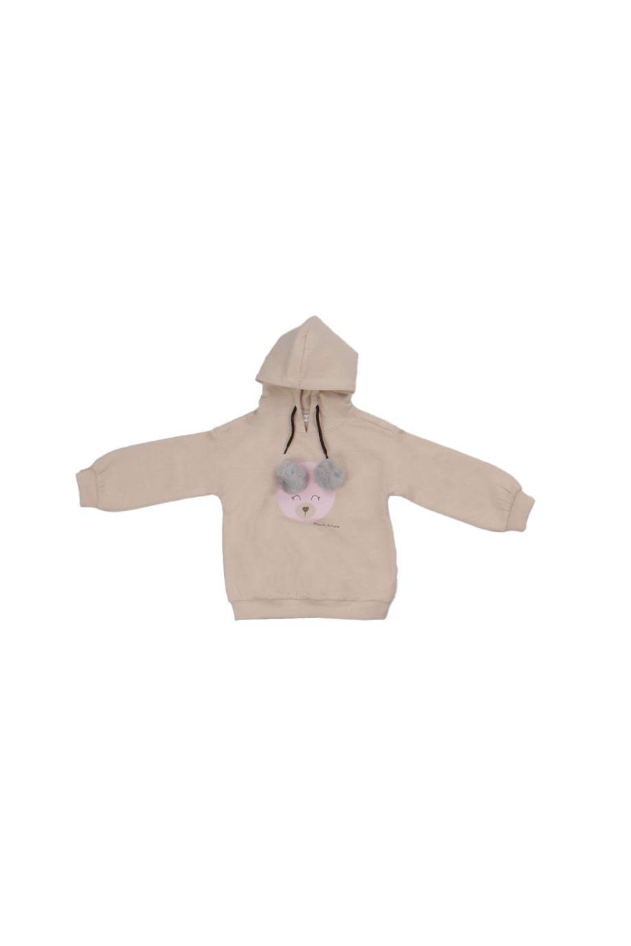 MANILA GRACE Bambina Felpa MB3015W25 MA645 Maxi felpa Cappuccino