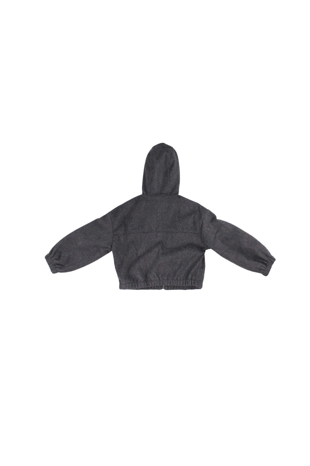 MANILA GRACE Bambina Giacca M2858W25 MA642 Full zip con cappuccio Grigio
