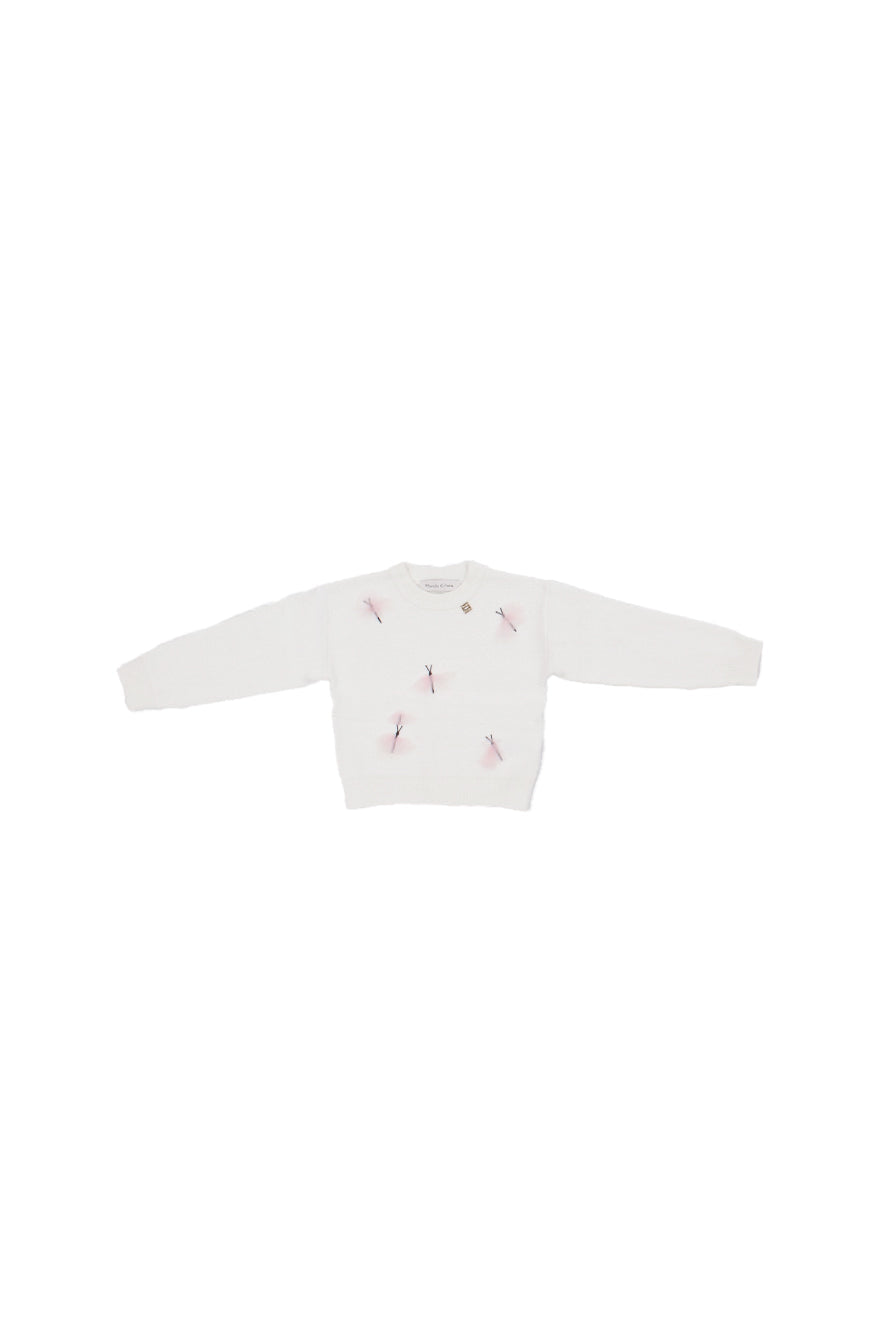 MANILA GRACE Bambina Maglia MB3083W25 MA428 Latte