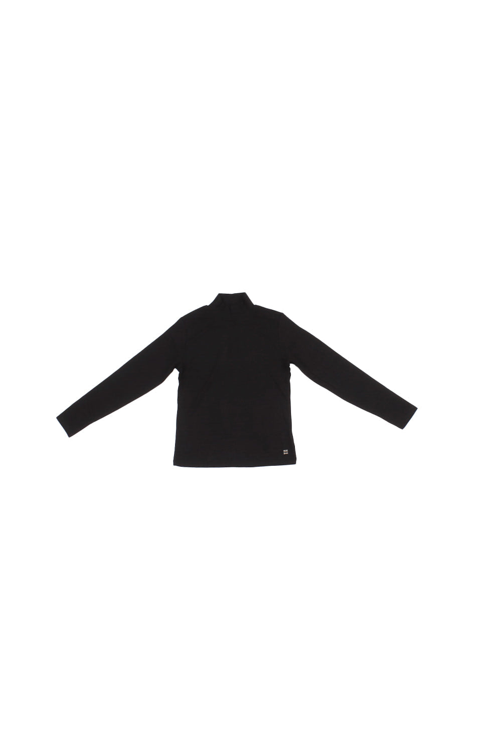 MANILA GRACE Bambina Maglia M2822W25 MA001 Dolcevita Nero