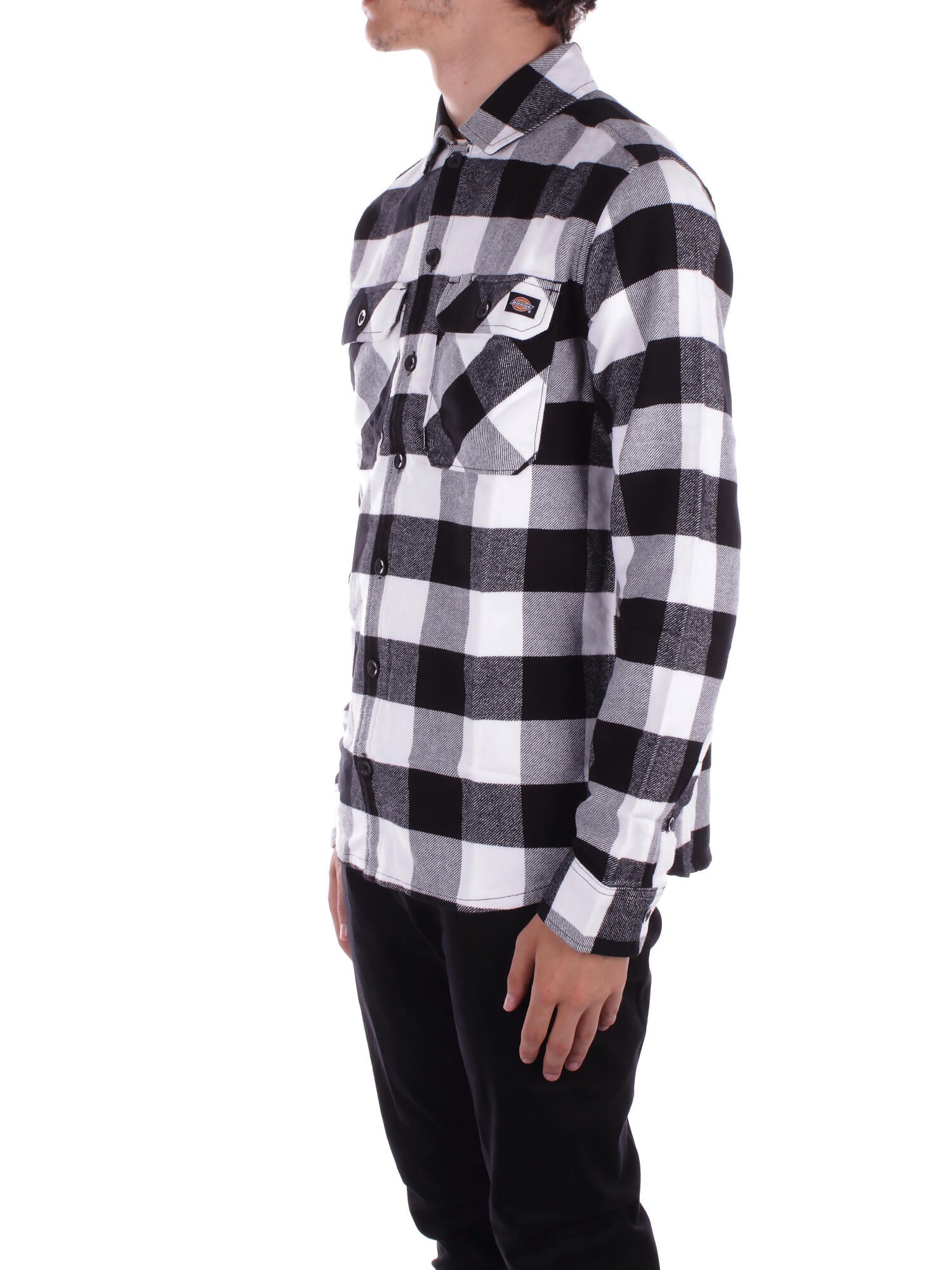 DICKIES Uomo Camicia DK0A4XDZ BLK1 Sacramento shirt black Black