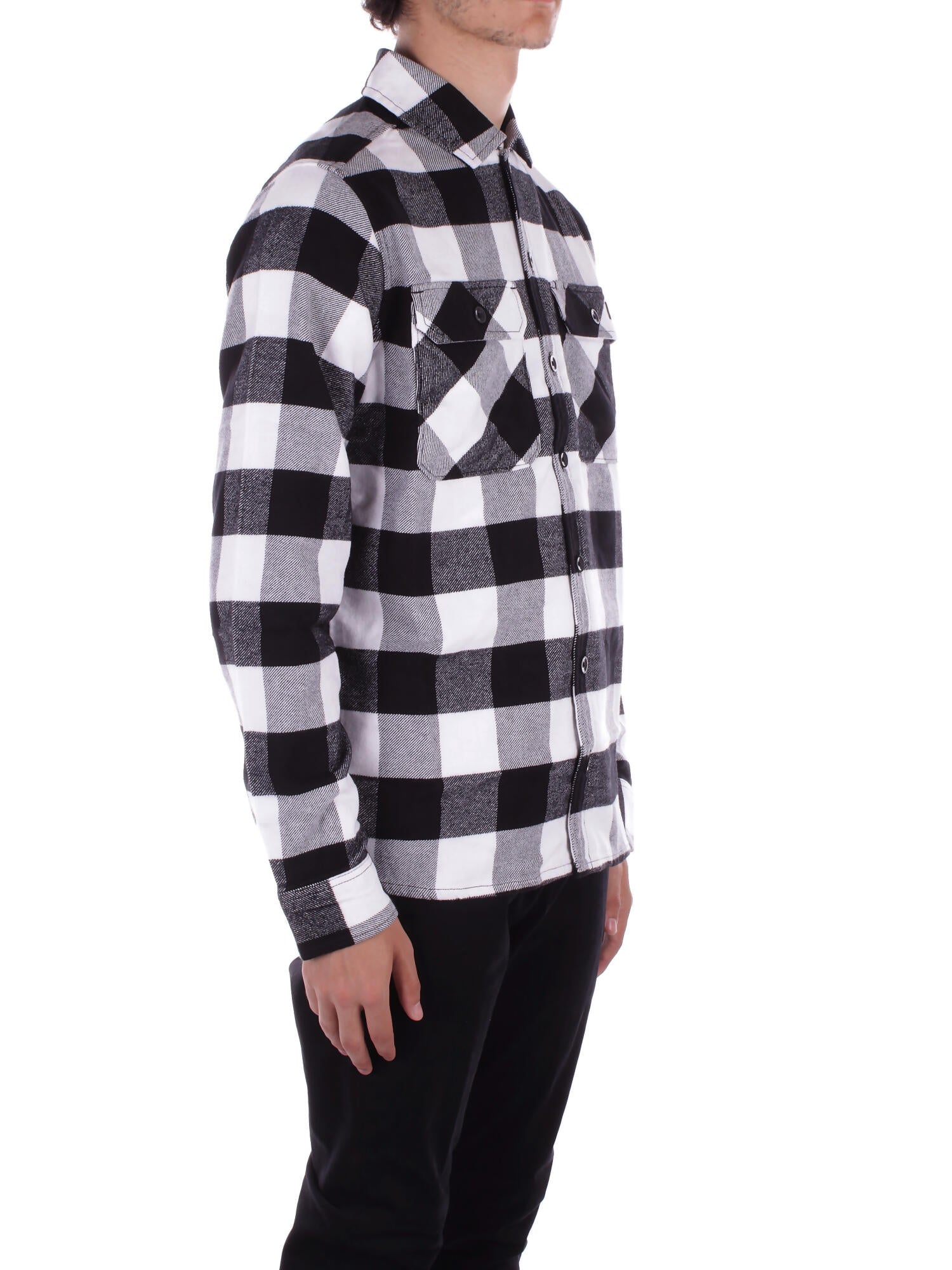 DICKIES Uomo Camicia DK0A4XDZ BLK1 Sacramento shirt black Black