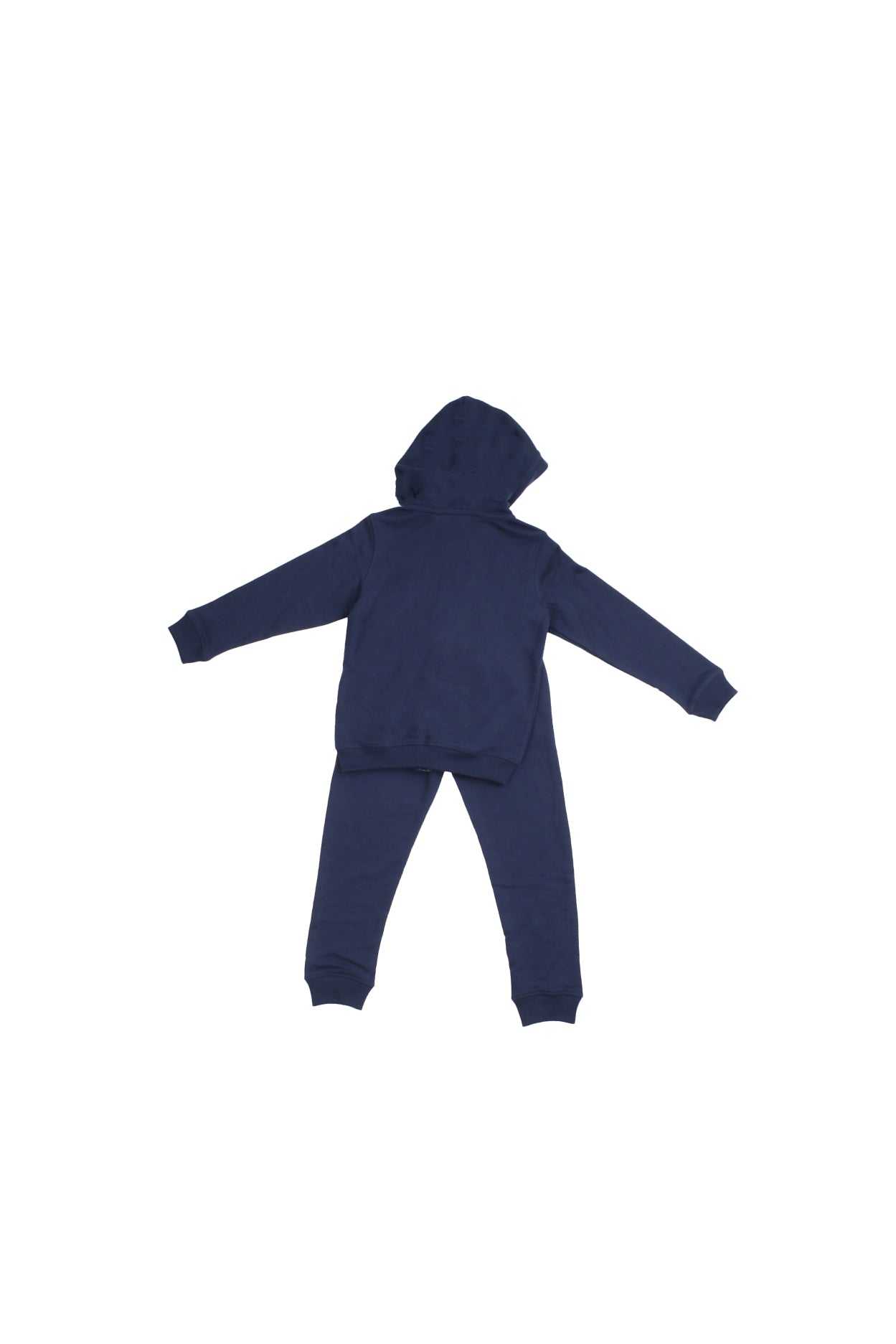 NEW BALANCE Bambino Tuta LAKB0323 NNY Nb stacked logo zi p thru hood Blu