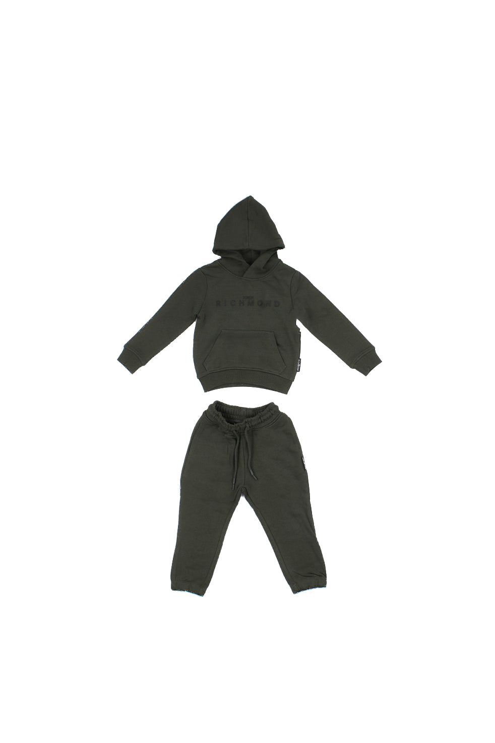 JOHN RICHMOND Bambino Tuta RBA25007CF FOREST Set sweatshirt+pants assir Forest green