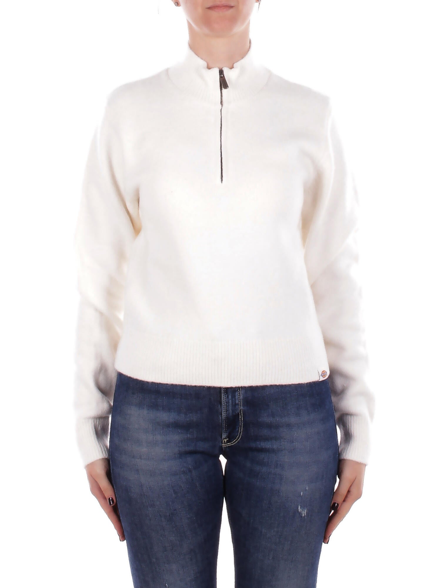 DICKIES Donna Maglia DK0A87P1 C481 Ruston qz sweater w egret Egret