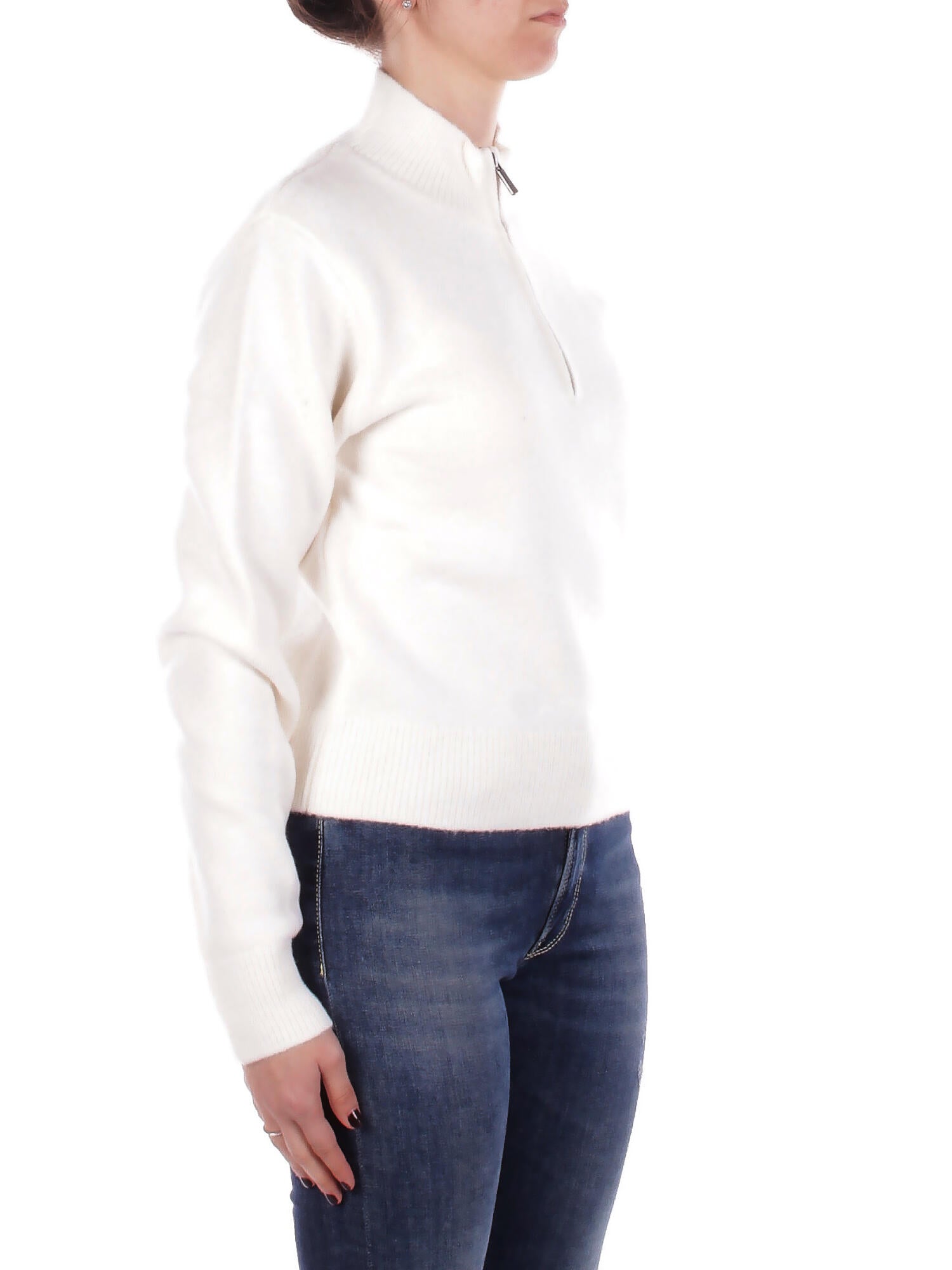 DICKIES Donna Maglia DK0A87P1 C481 Ruston qz sweater w egret Egret