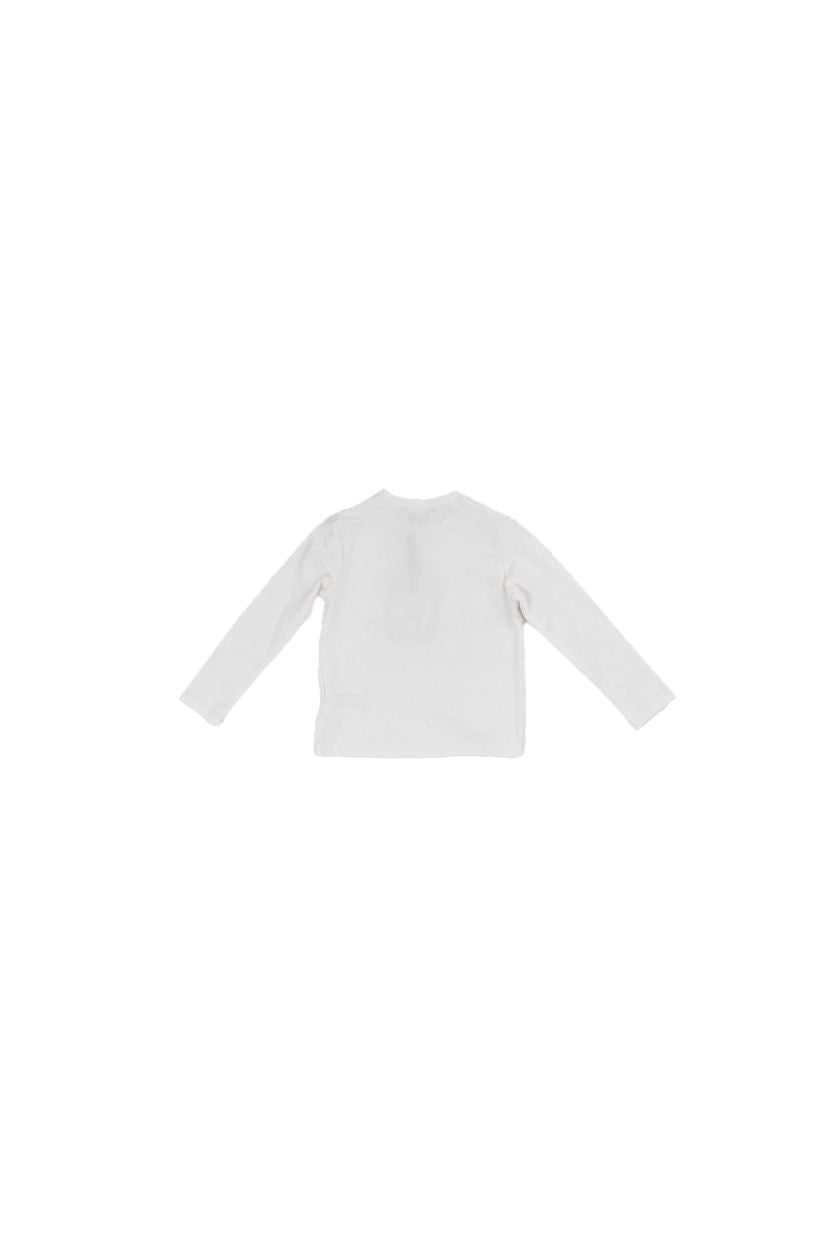 MANILA GRACE Bambina T-shirt MB3096W25 MA428 Logo Latte