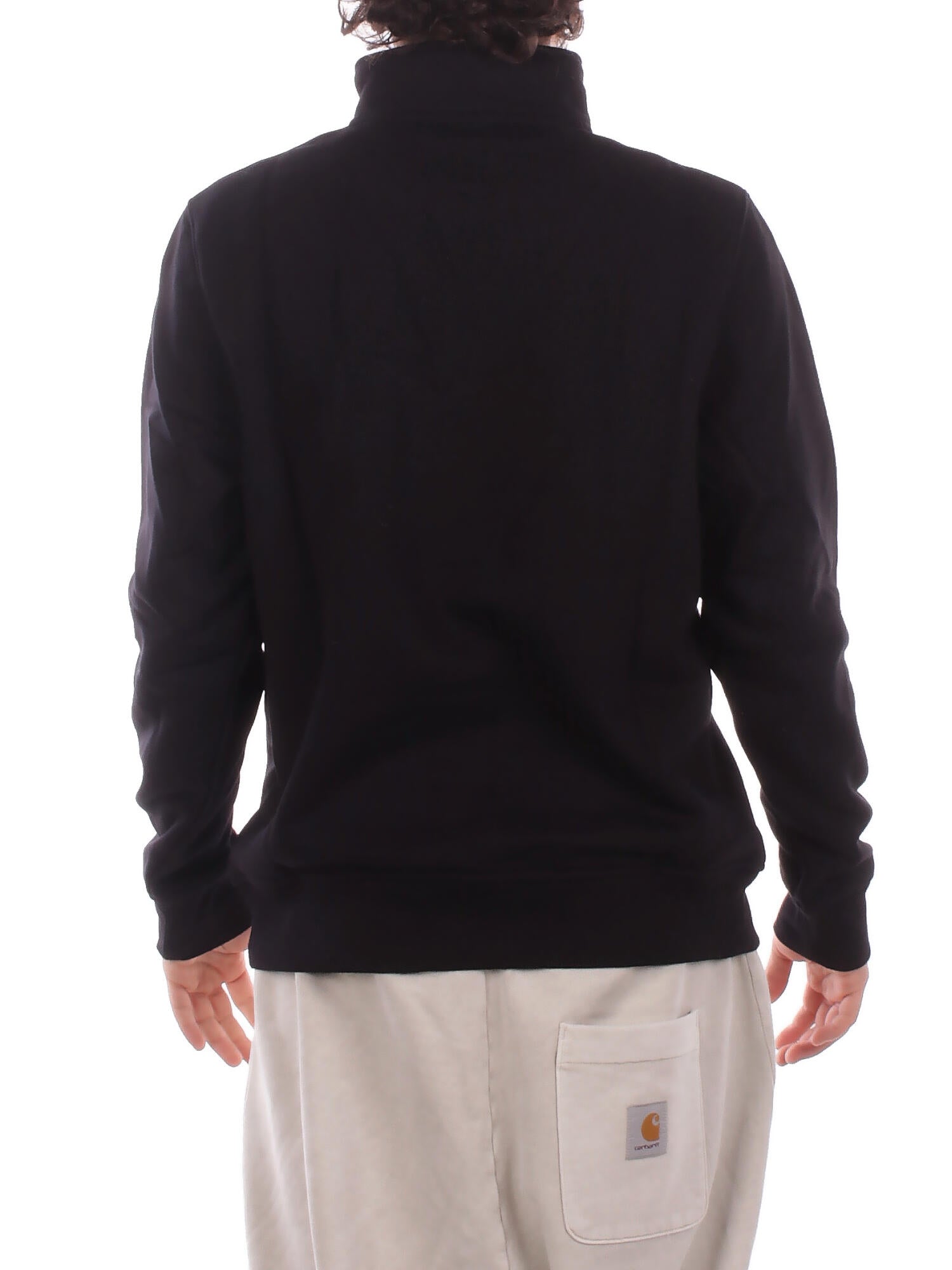 DICKIES Uomo Felpa DK0A4XD4 BLK1 Oakport quarter zip Black