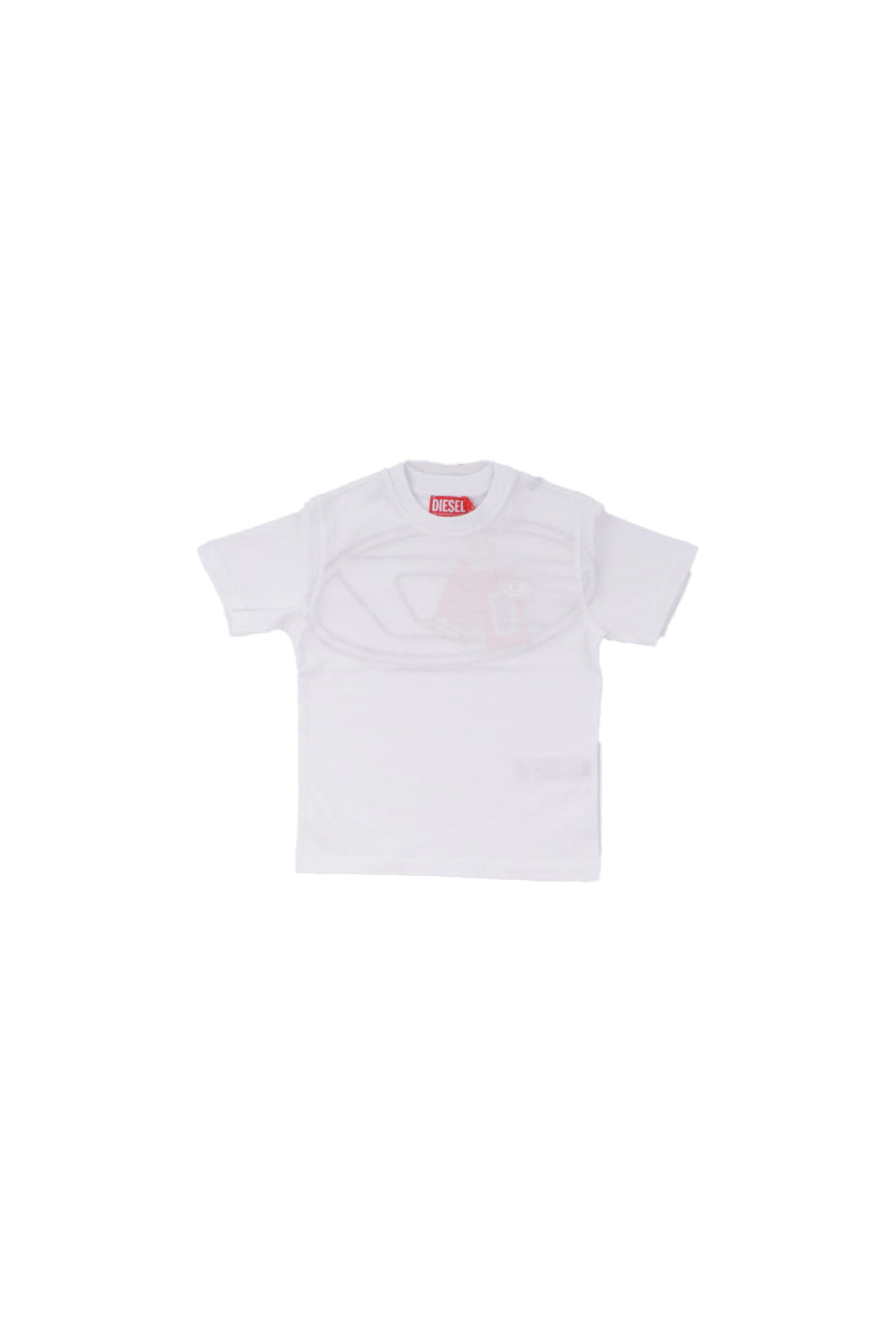 DIESEL Bambino T-shirt J02276-0HGAM K100 Tboggymegovald over Bianco