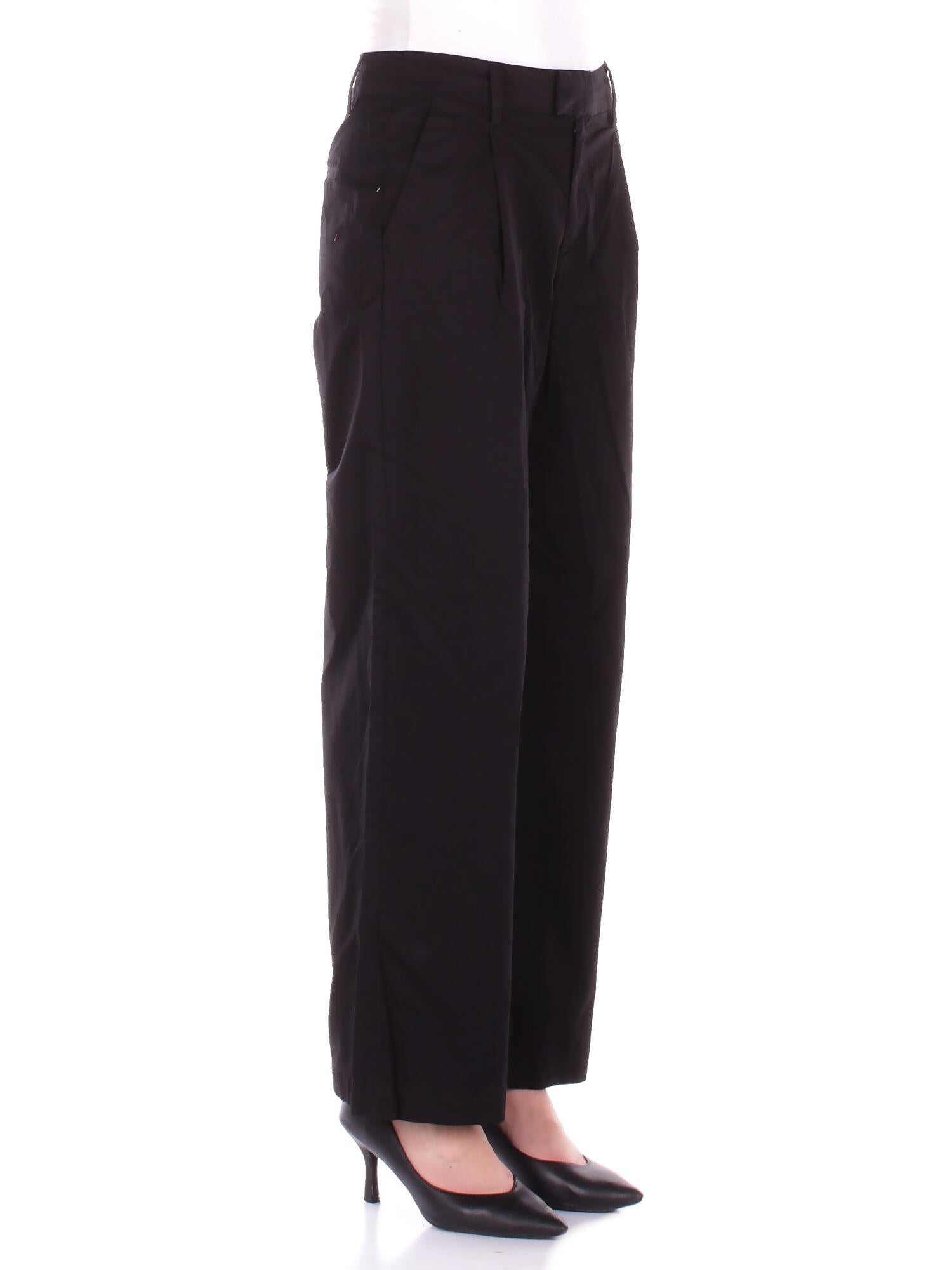 ONLY Donna Pantalone 15334261 BLACK Onlcarrie mw wide pleat chino Nero