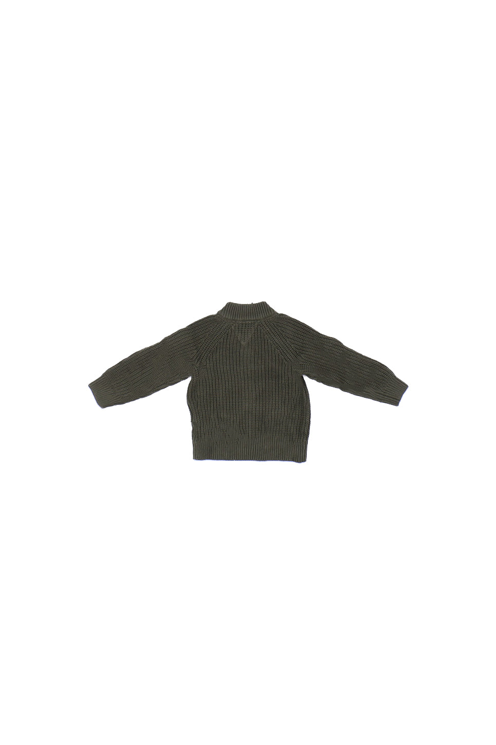 TOMMY HILFIGER Bambino Maglia KB0KB09913 MRH# Half cardigan full zip sweater Verde