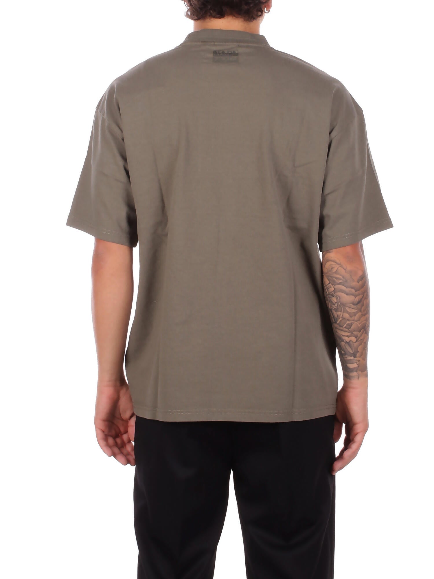 NAPAPIJRI Uomo T-shirt NP0A88YP G0A1 S-braies ss Tea leaf